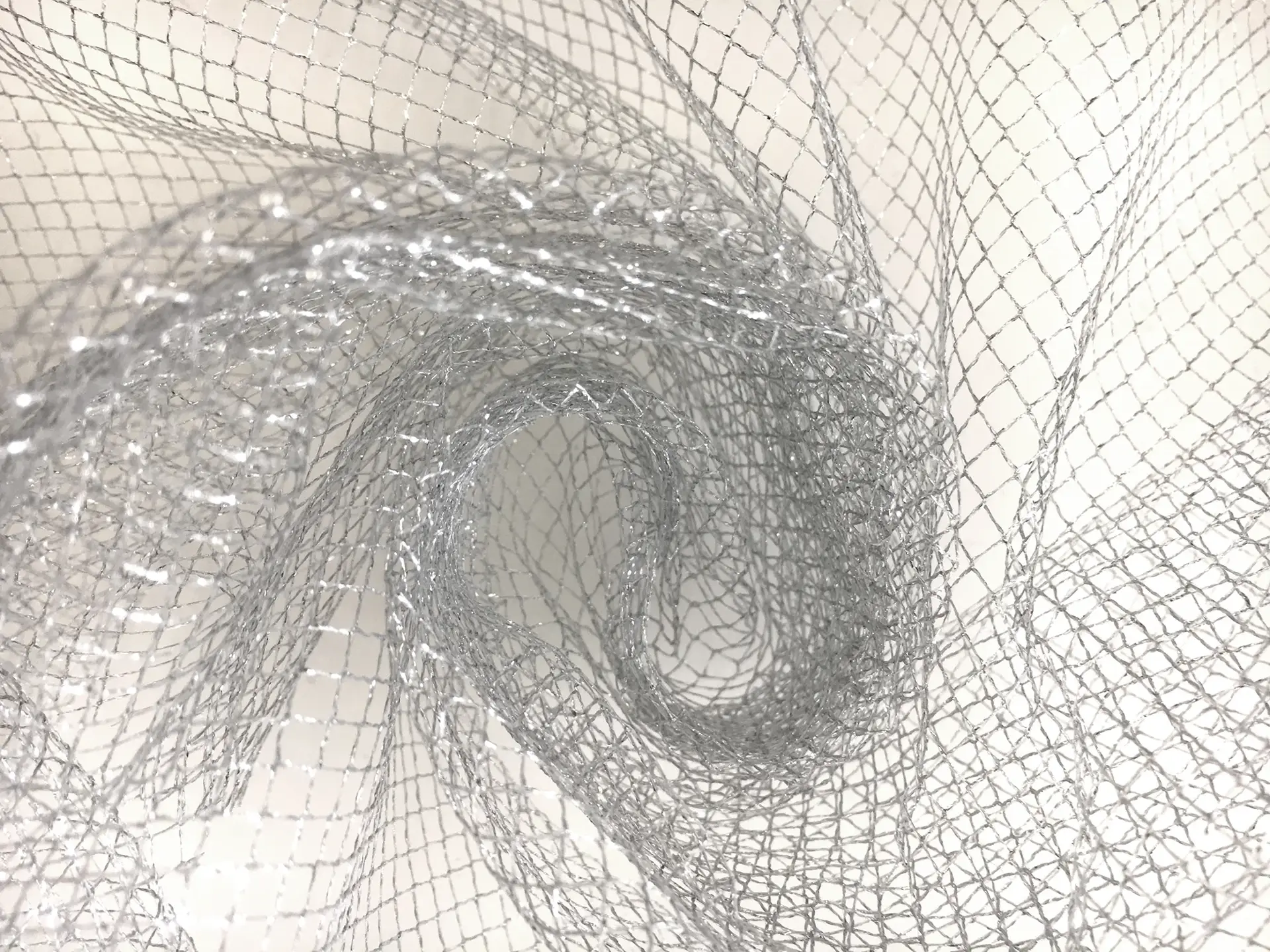 Metallic Mesh in Silver