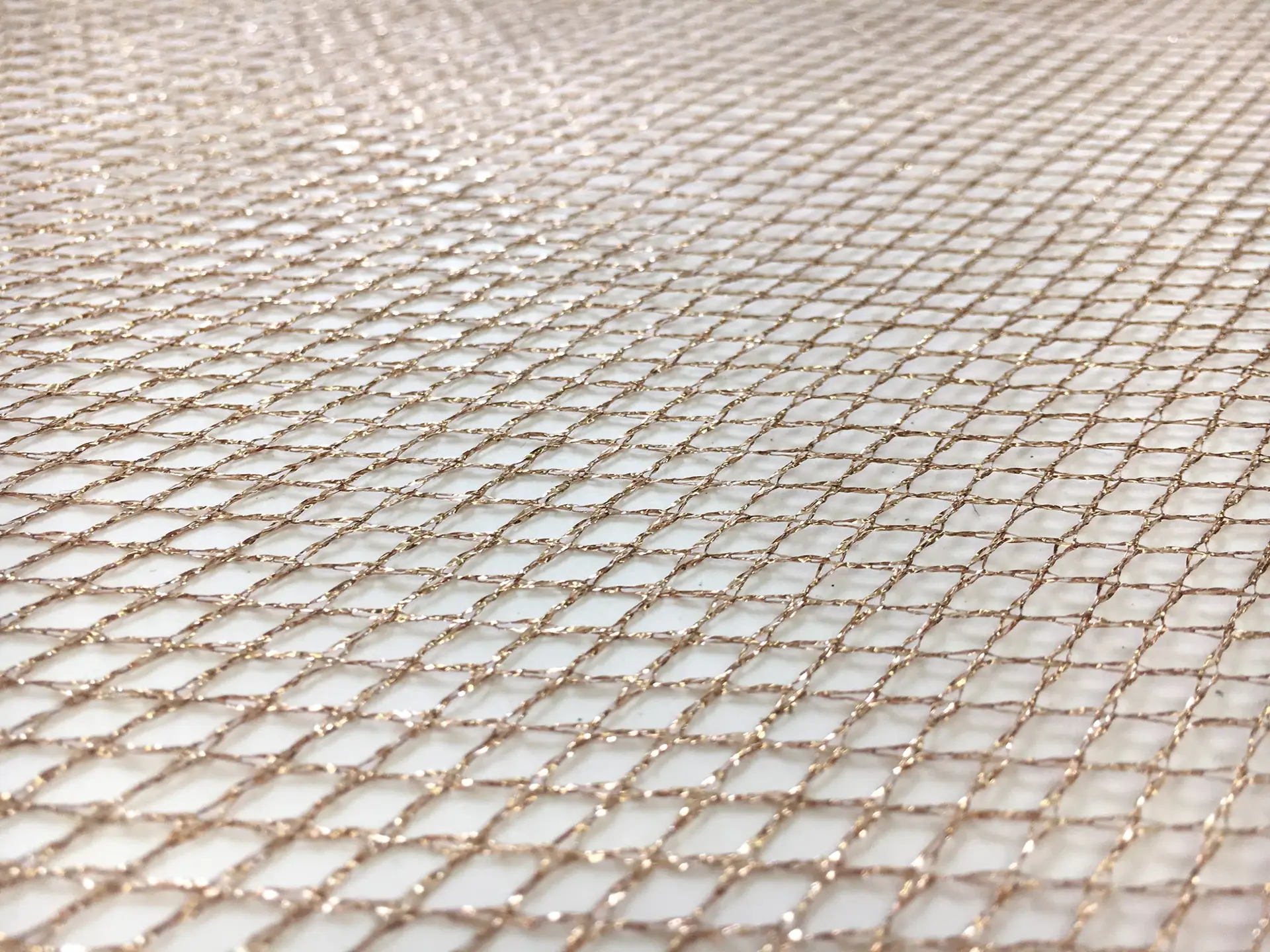 Metallic Mesh in Light Gold