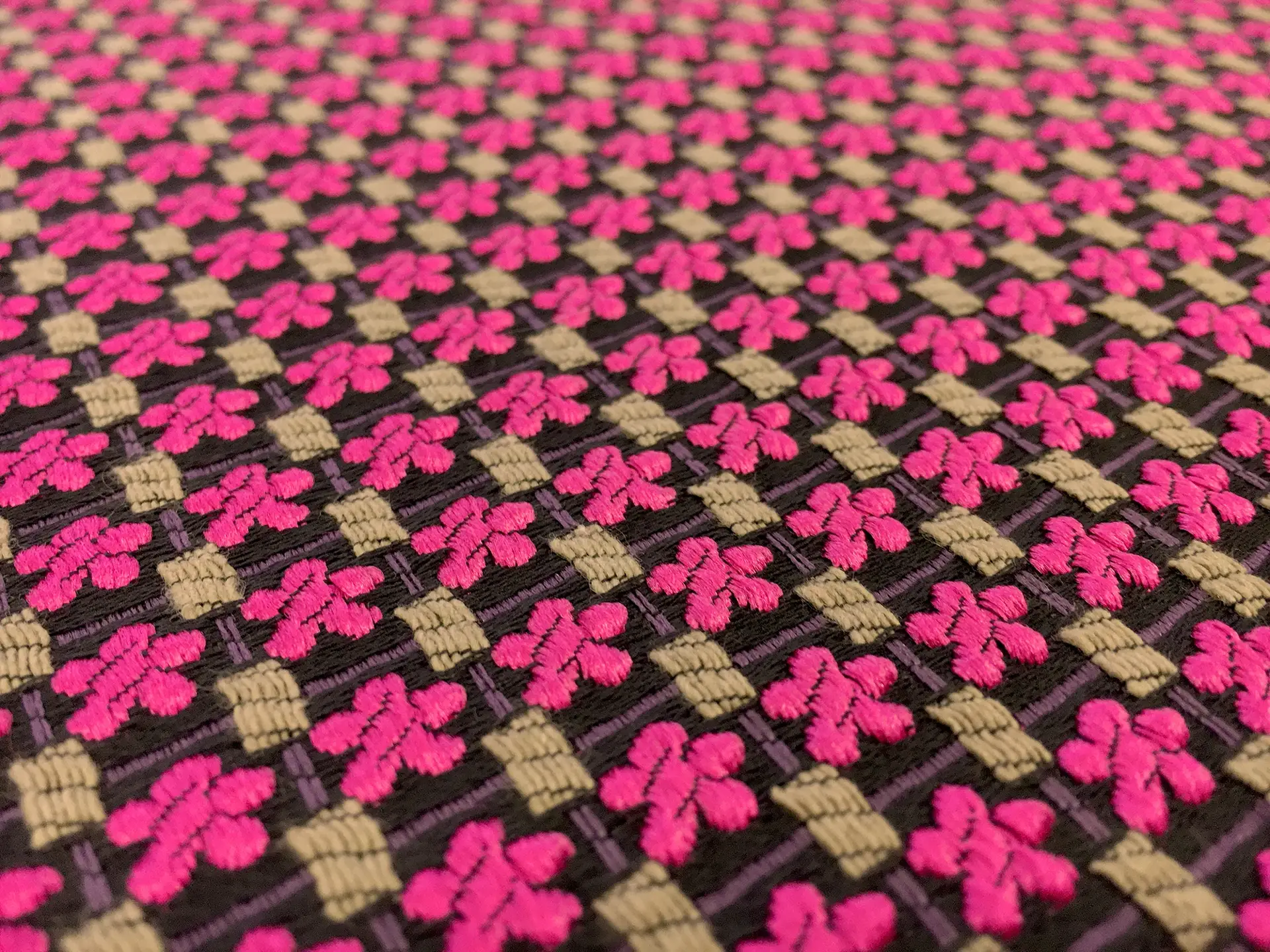Colorful Brocade with Tiny Flowers
