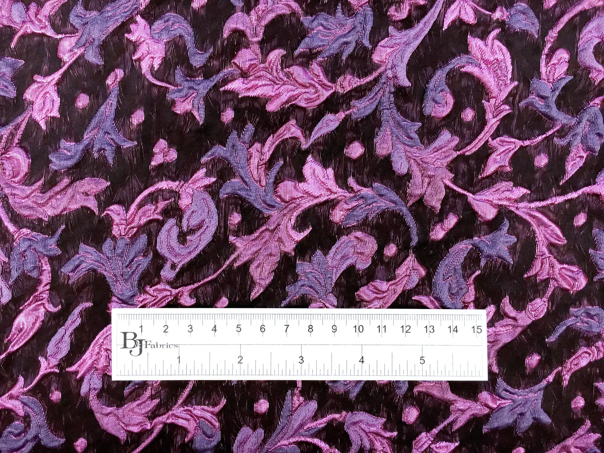 Metallic Brocade with Mixed Florals