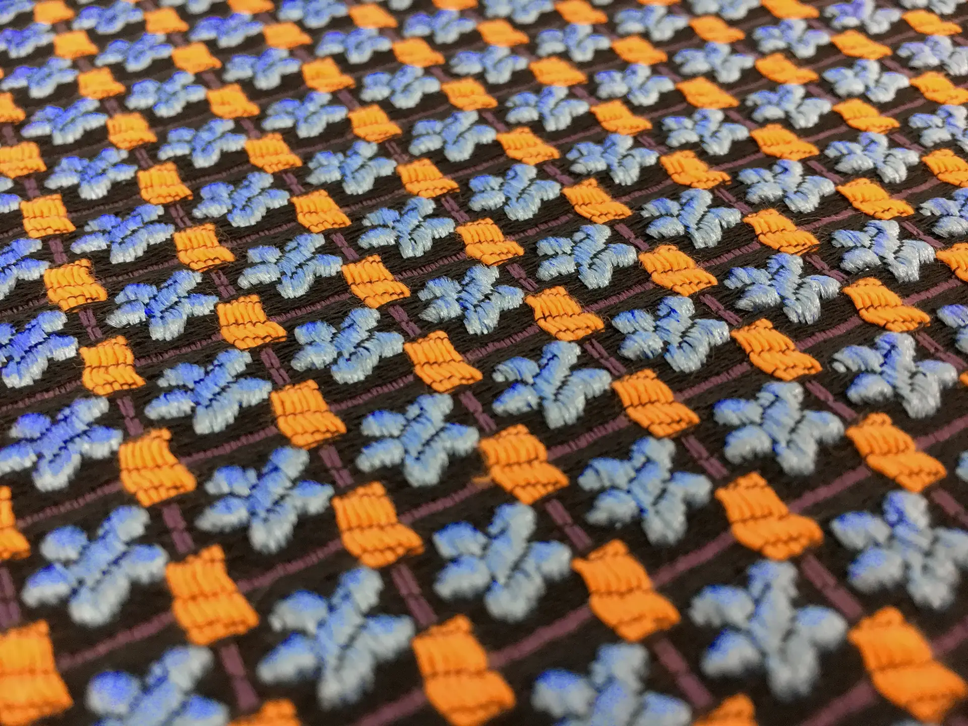Colorful Brocade with Tiny Flowers