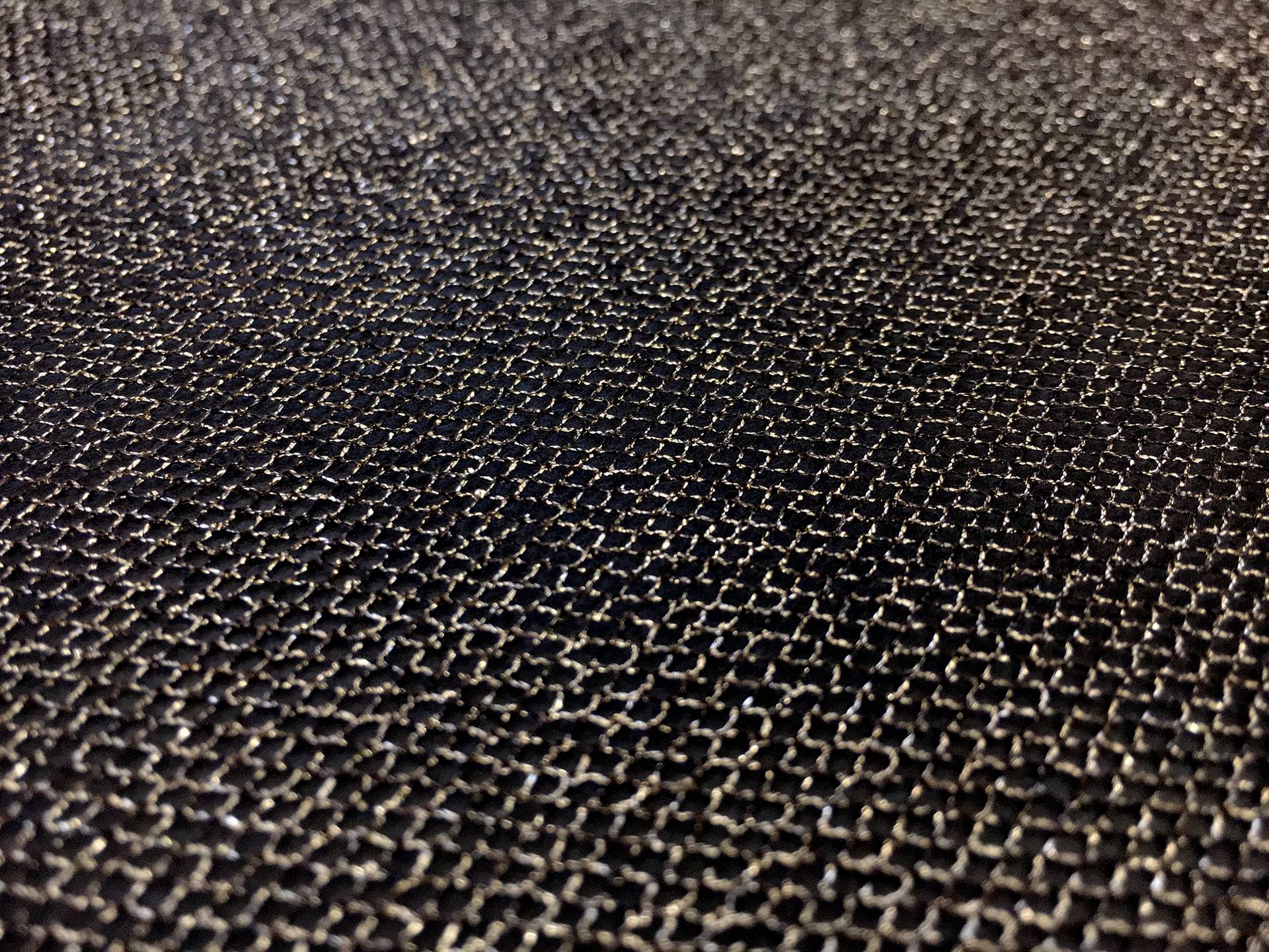 Metallic Illusion in Black and Silver