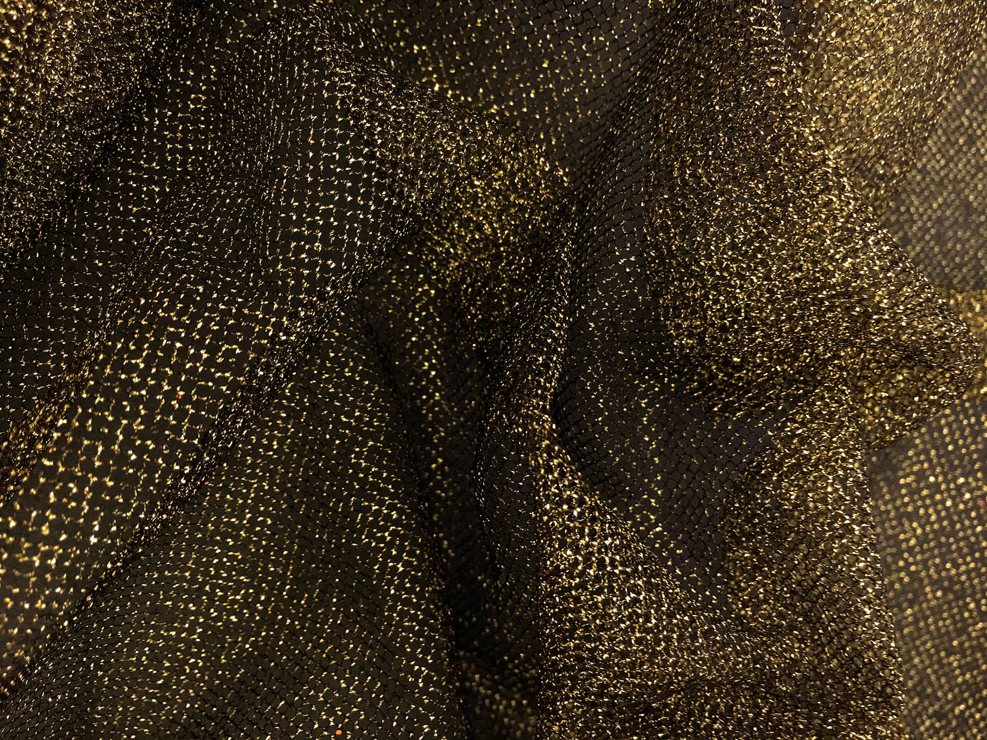 Metallic Illusion in Black and Antique Gold