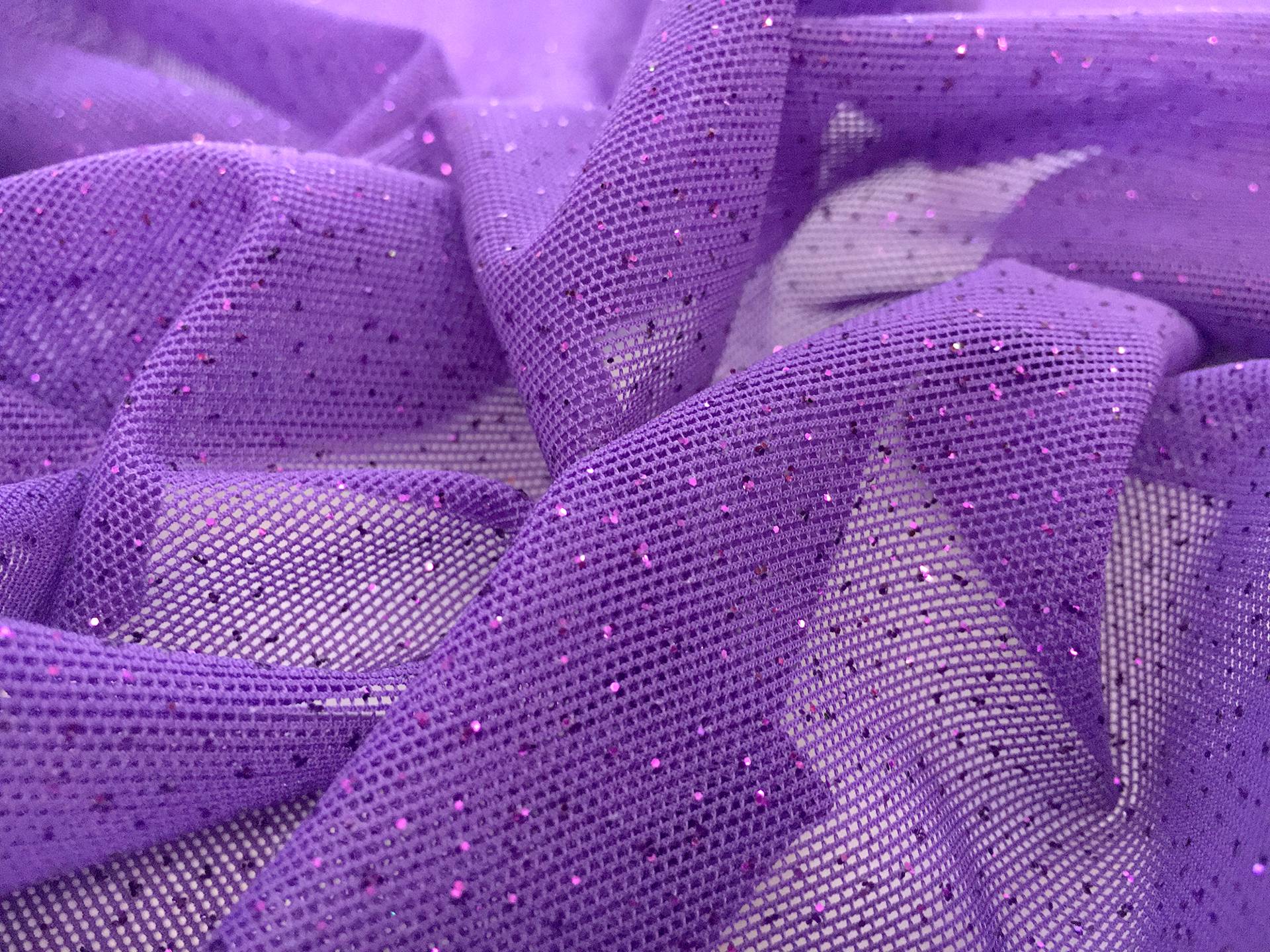 Sparkle Two Way Stretch Net in Purple