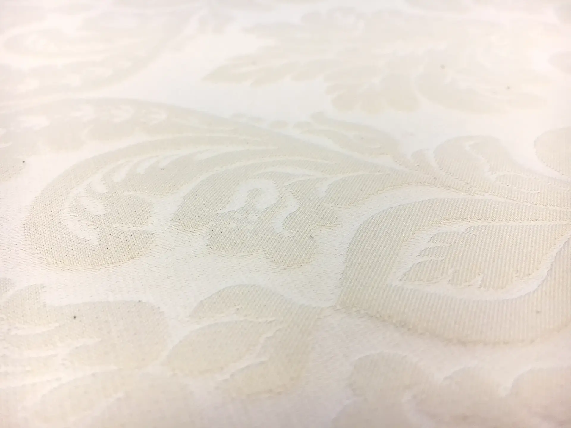 Cotton and Polyester Damask
