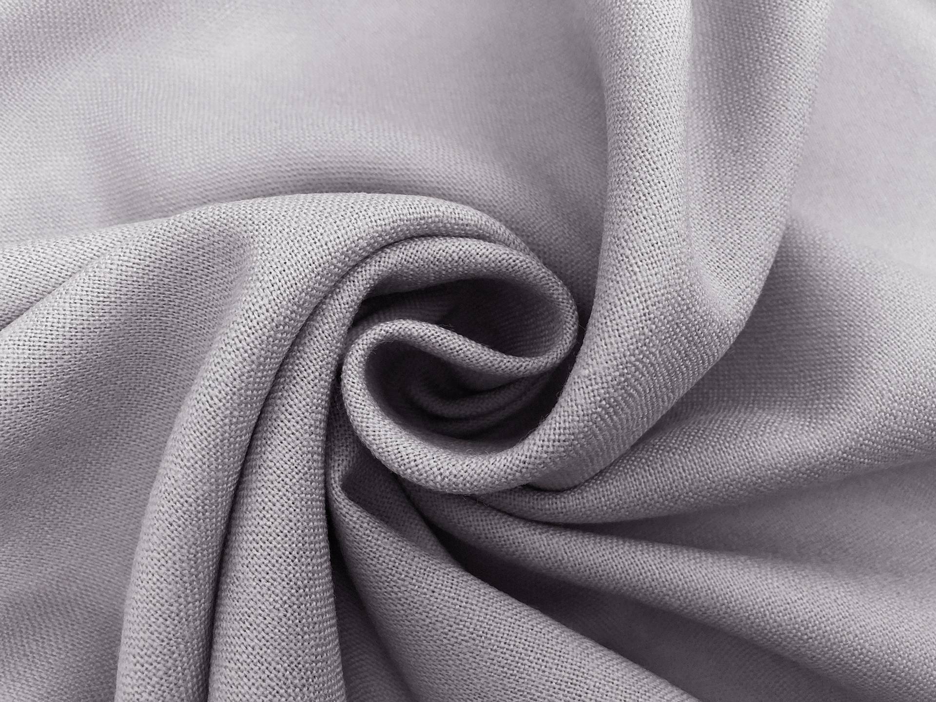 Worsted Wool Challis in Grey