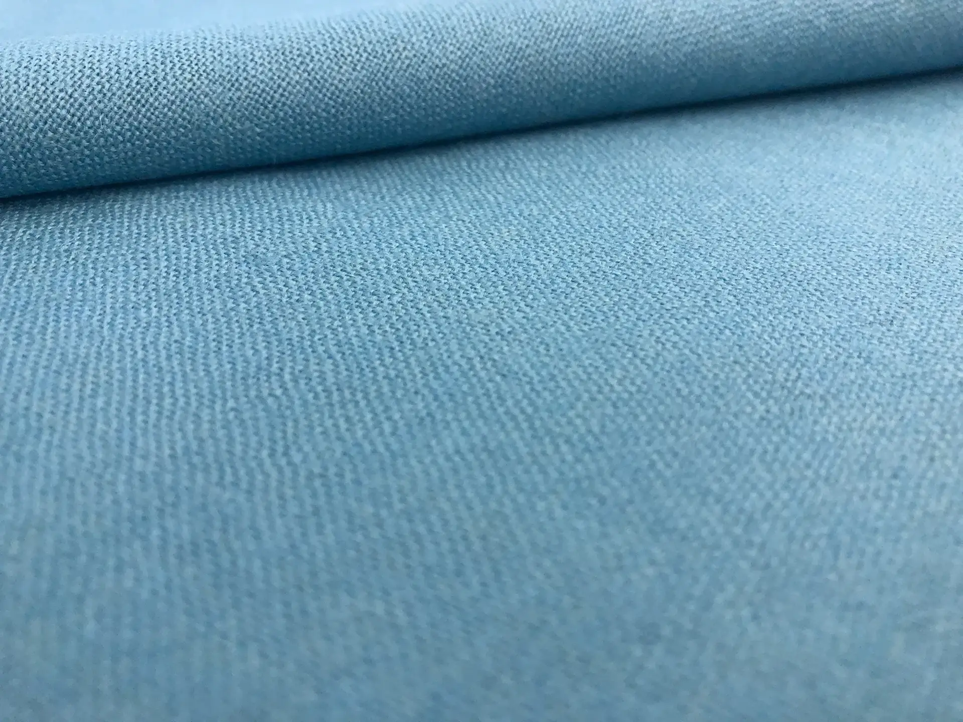Worsted Wool Challis in Robins Egg Blue