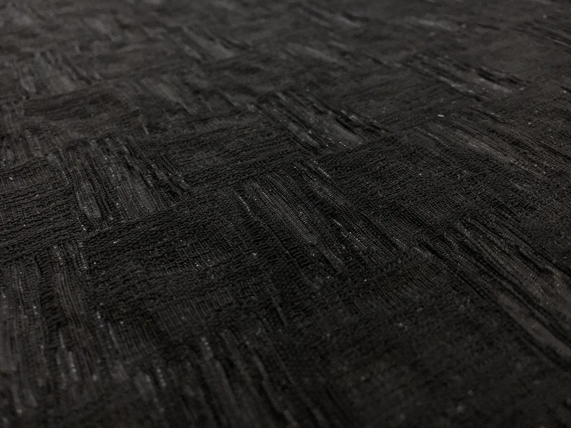 Geometric Metallic Brocade in Black