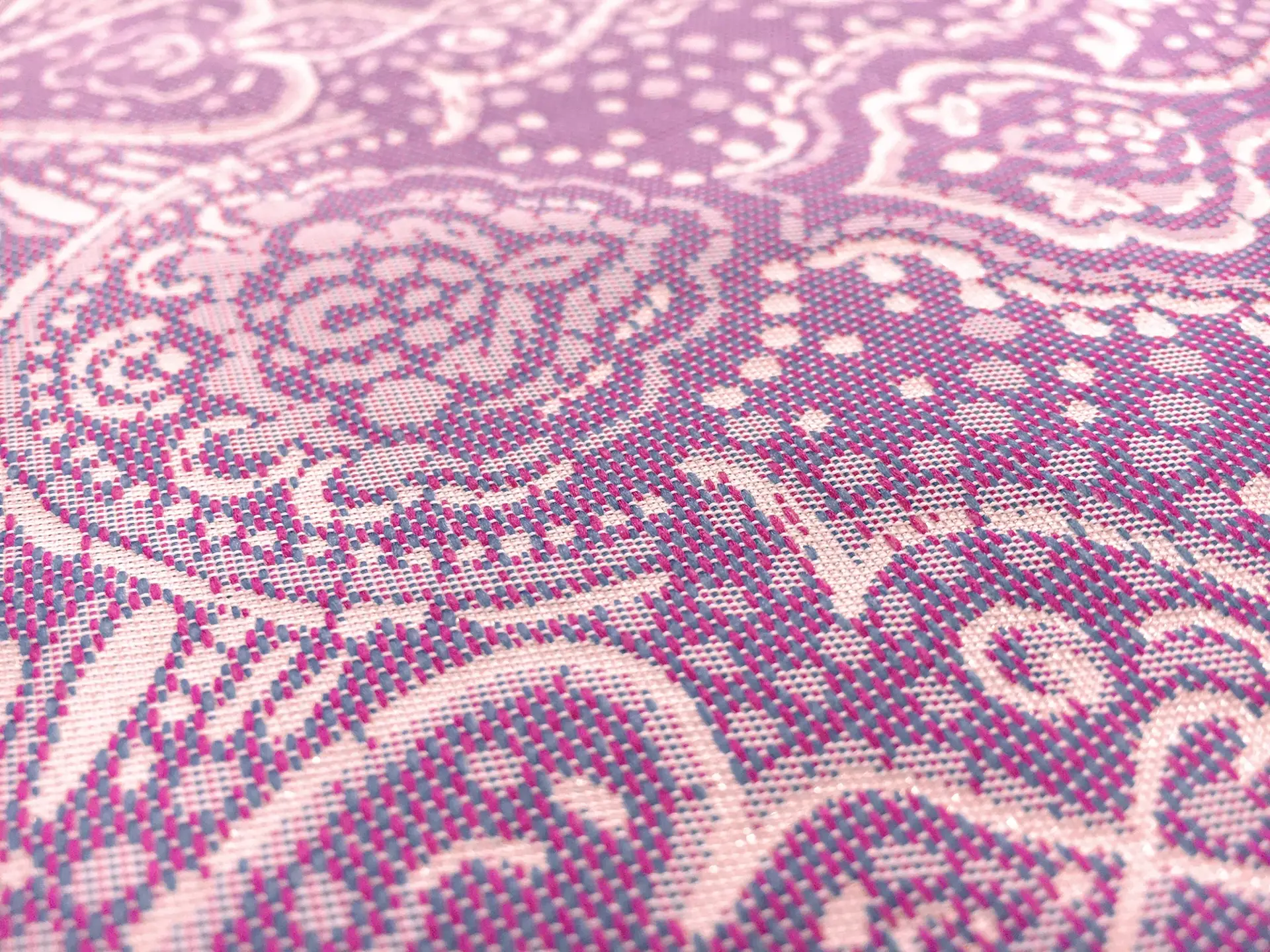 Metallic Jacquard with Brocade Patterns
