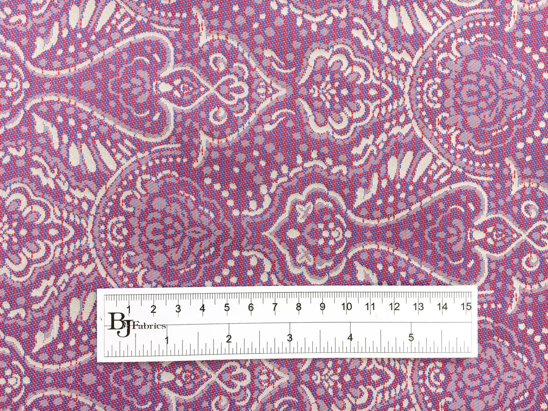 Metallic Jacquard with Brocade Patterns