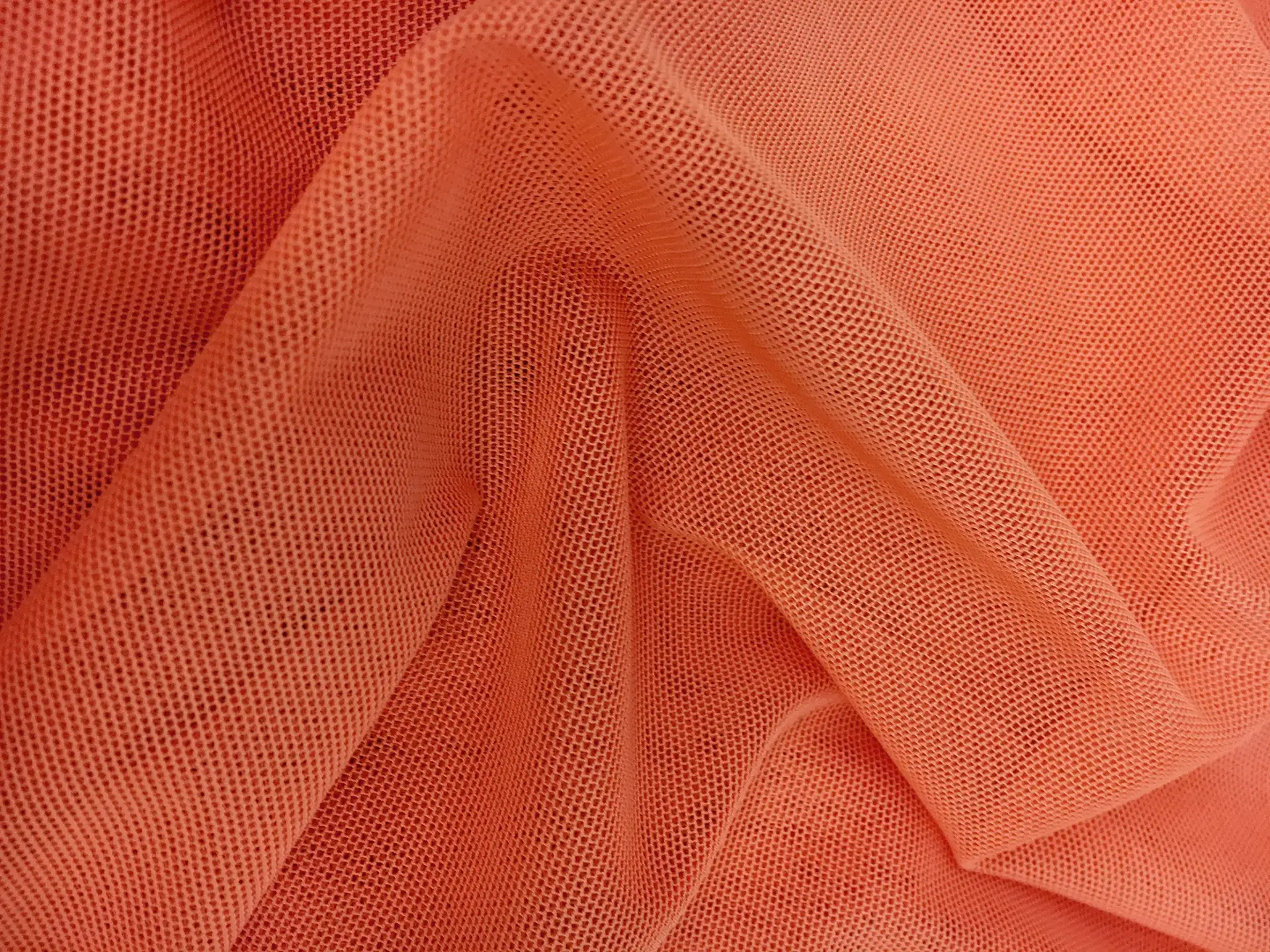 Stretch Tulle in Sweet Potato