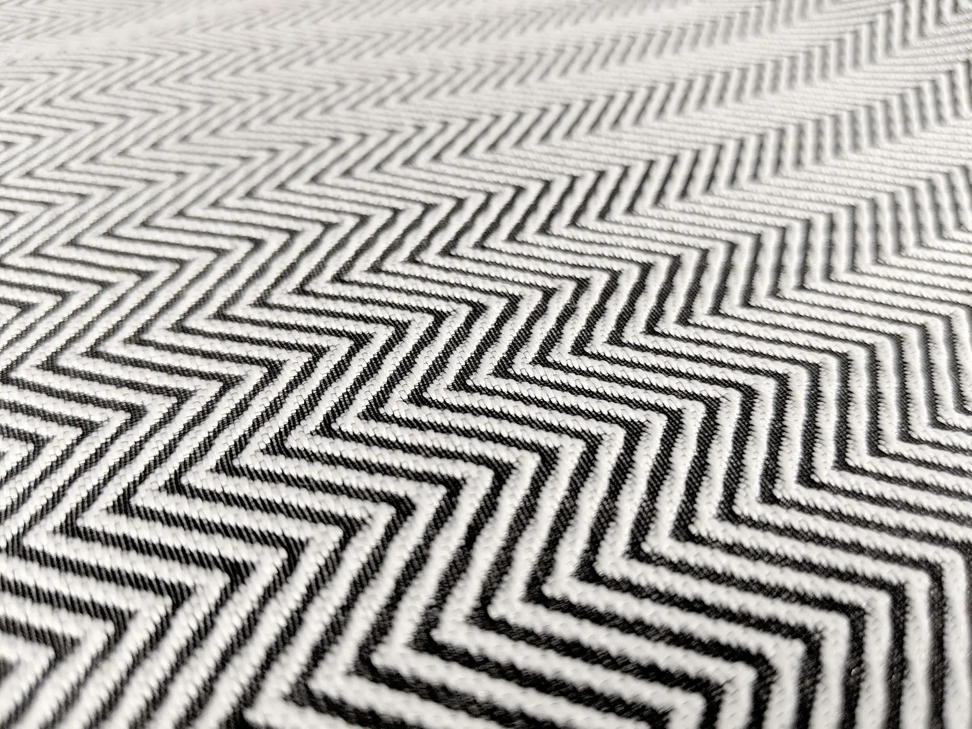 Polyester and Nylon Blend Herringbone Brocade