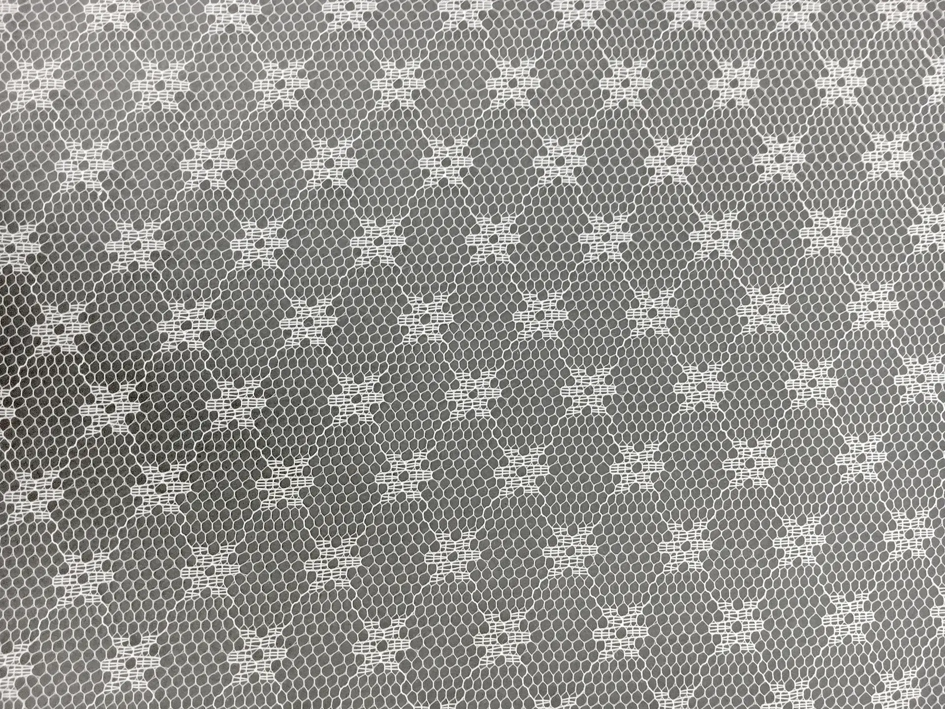 Novelty Nylon Tulle in White 