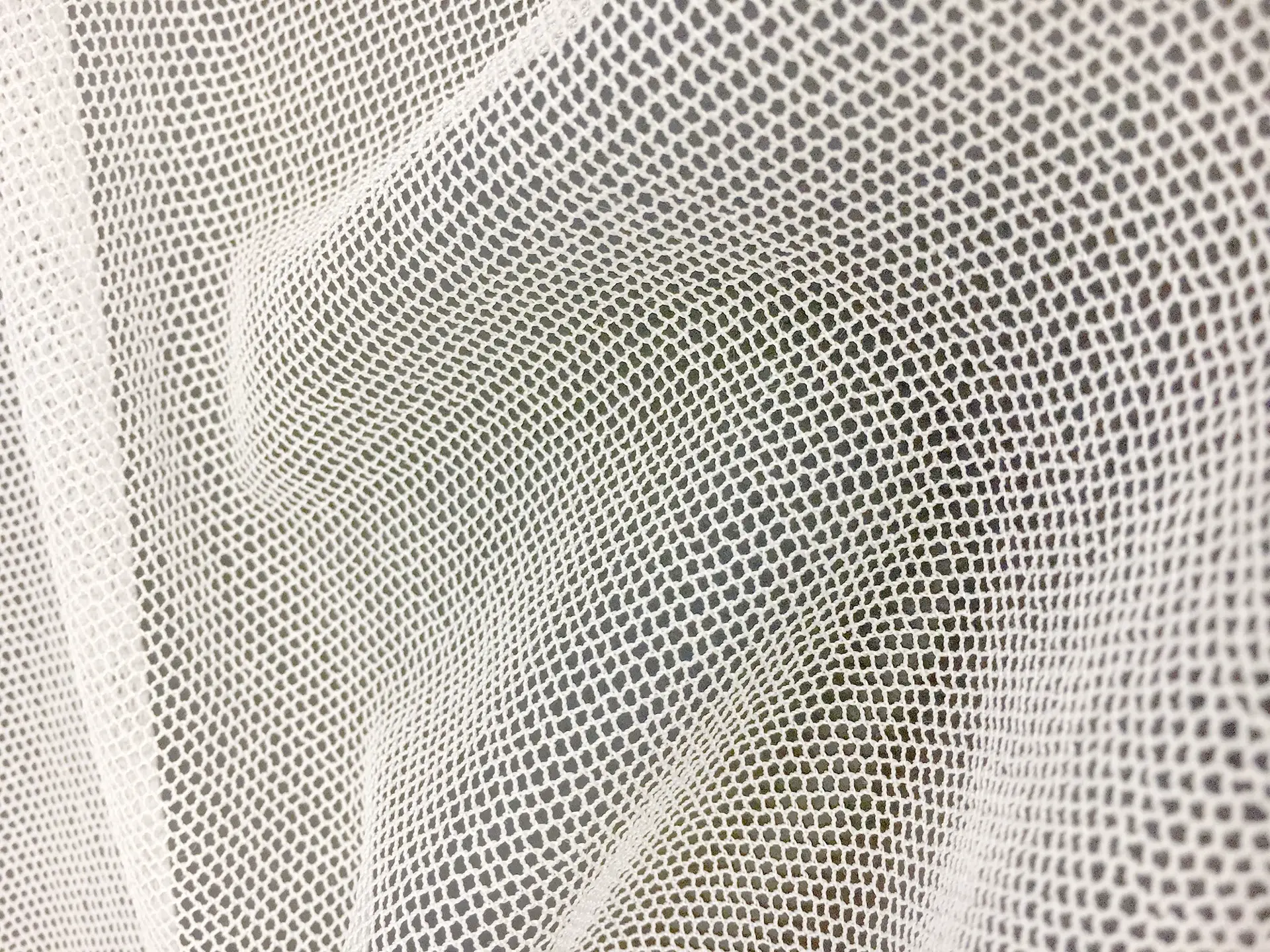 Cotton & Lycra Bobbinet in White