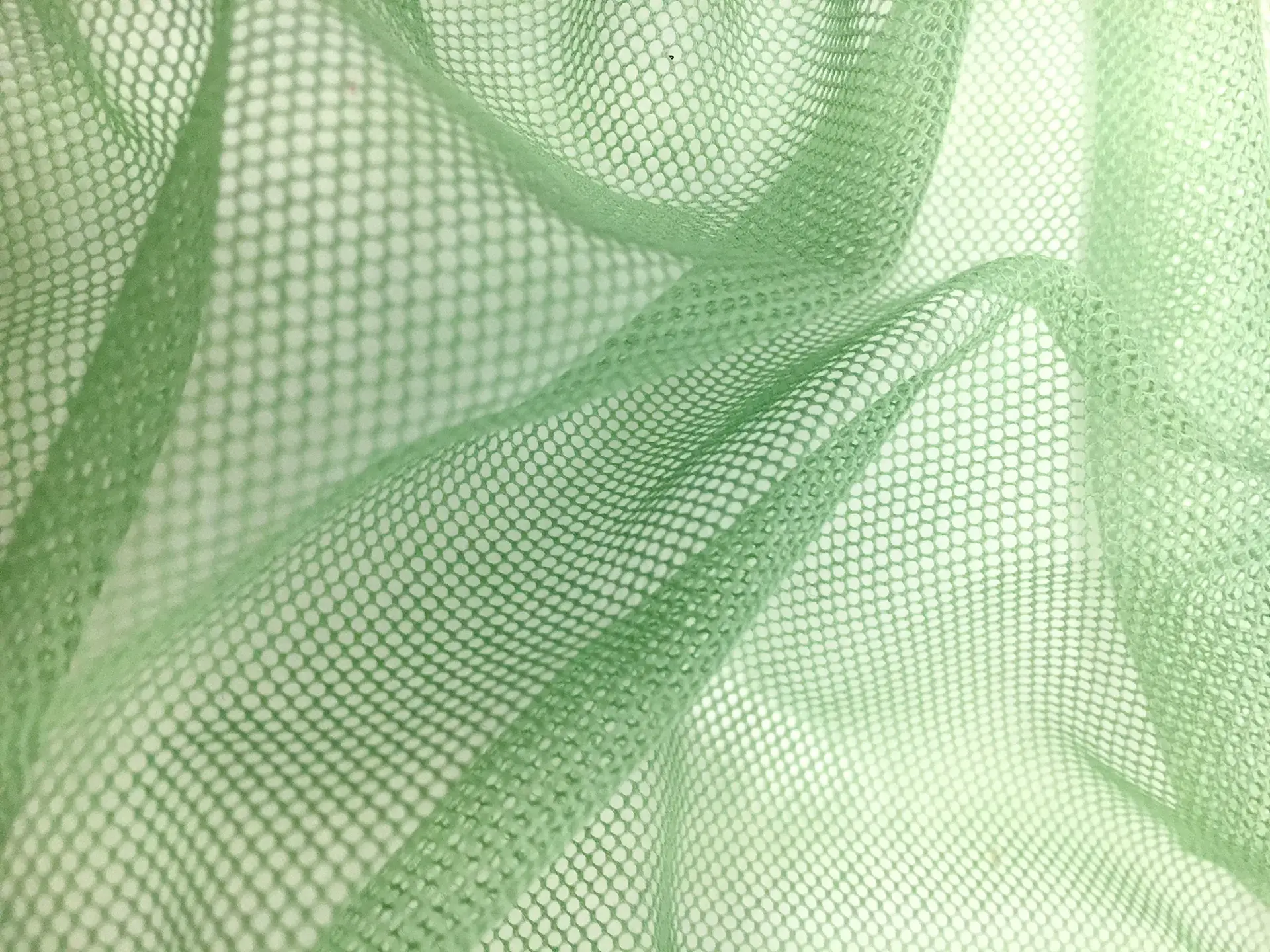 French Cotton Bobbinet in Sea Green