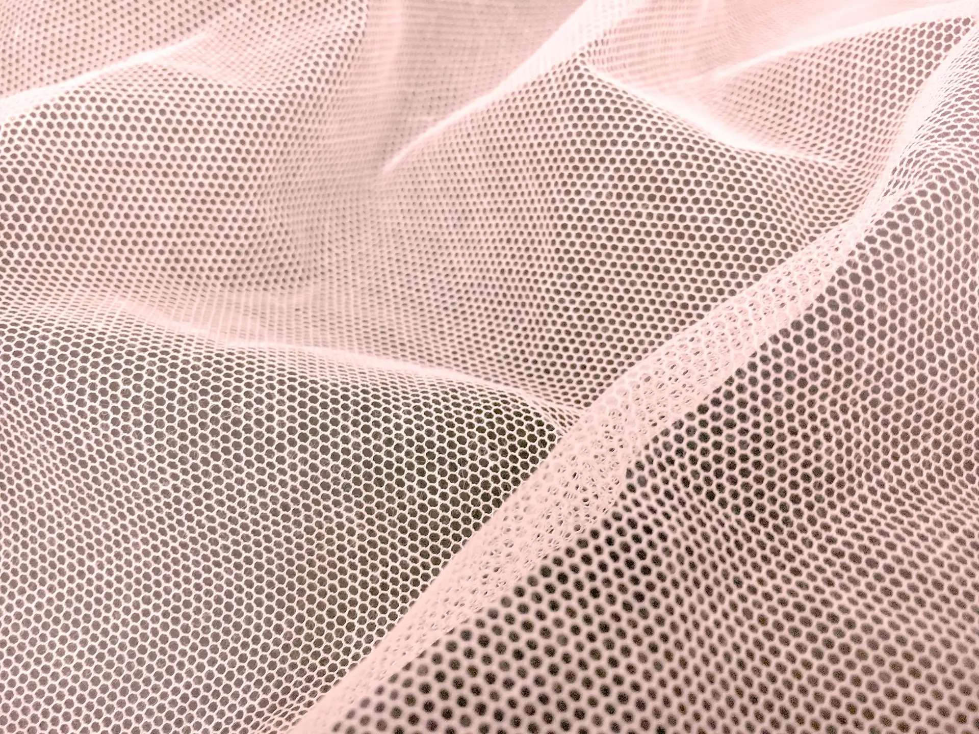 Swiss Cotton Bobbinet in Baby Pink