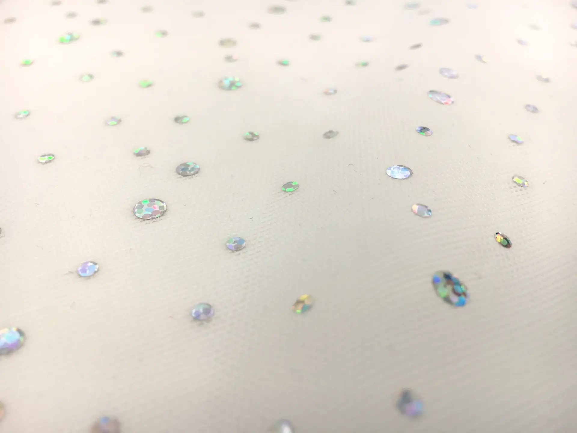Hologram Tulle in Ivory