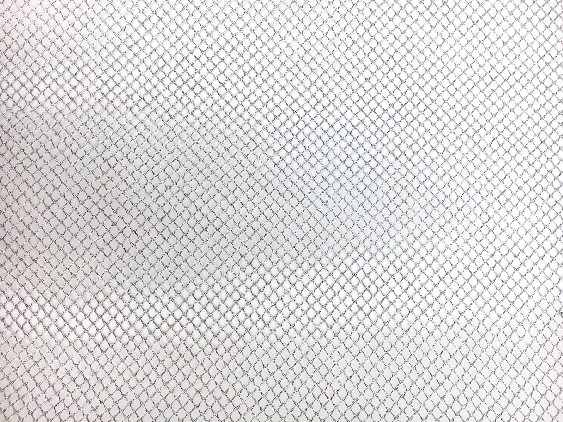 Metallic Fishnet in Silver