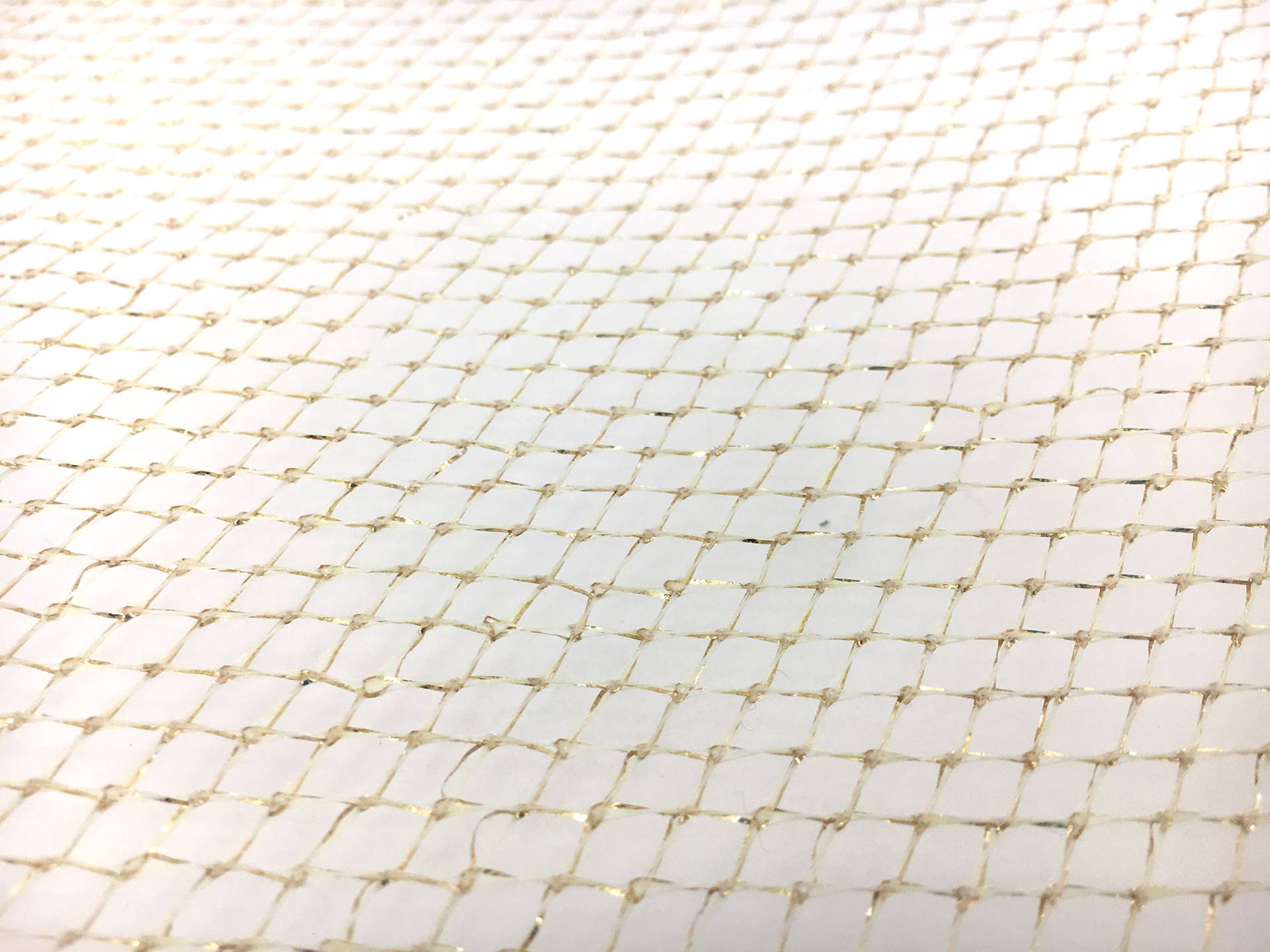 Metallic Fishnet in Gold