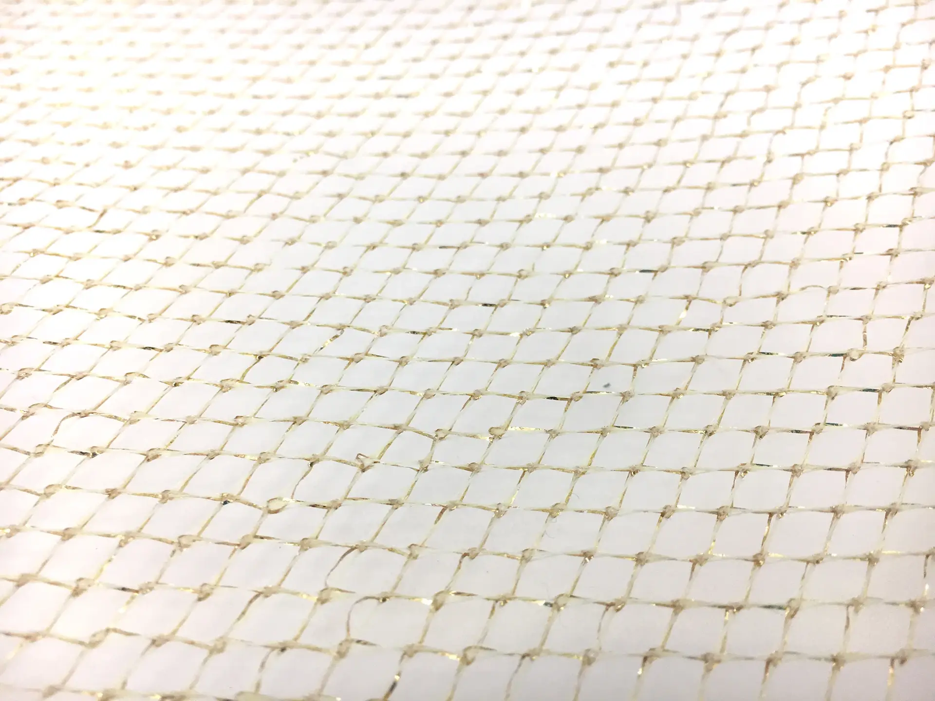 Metallic Mesh in Black and Gold