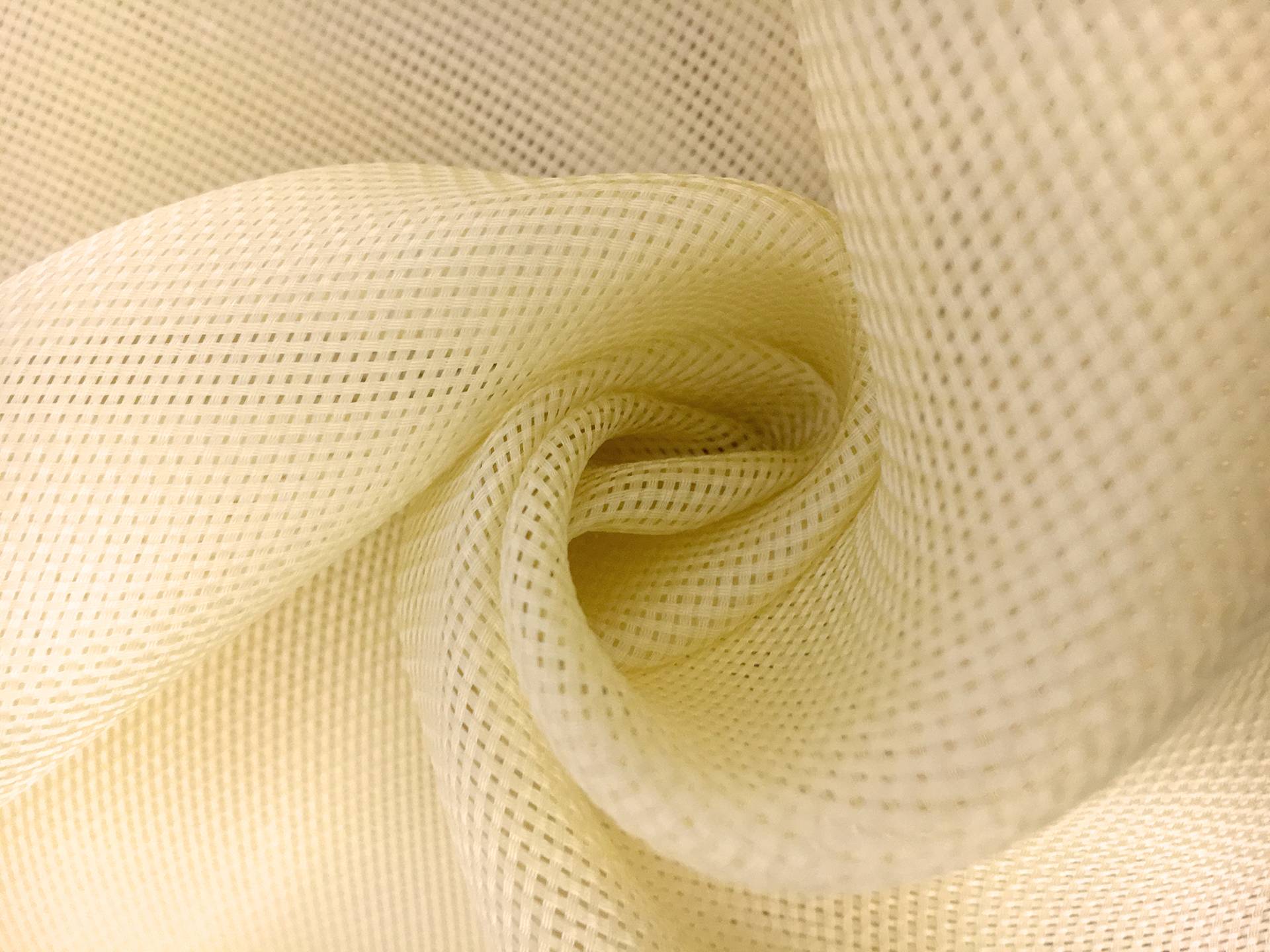 Basketweave Gazar in Cream
