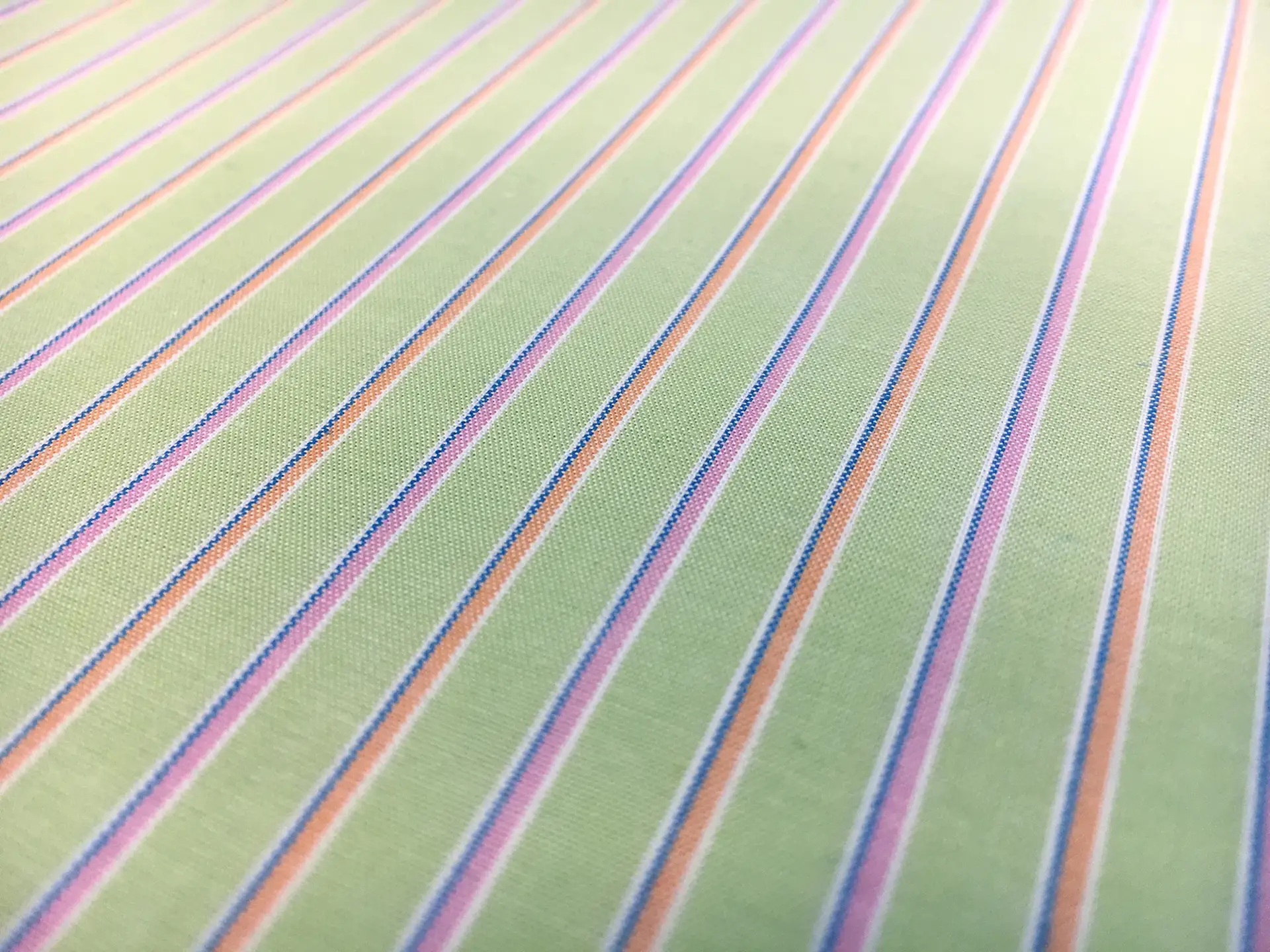 Cotton Shirting with Pastel Stripes