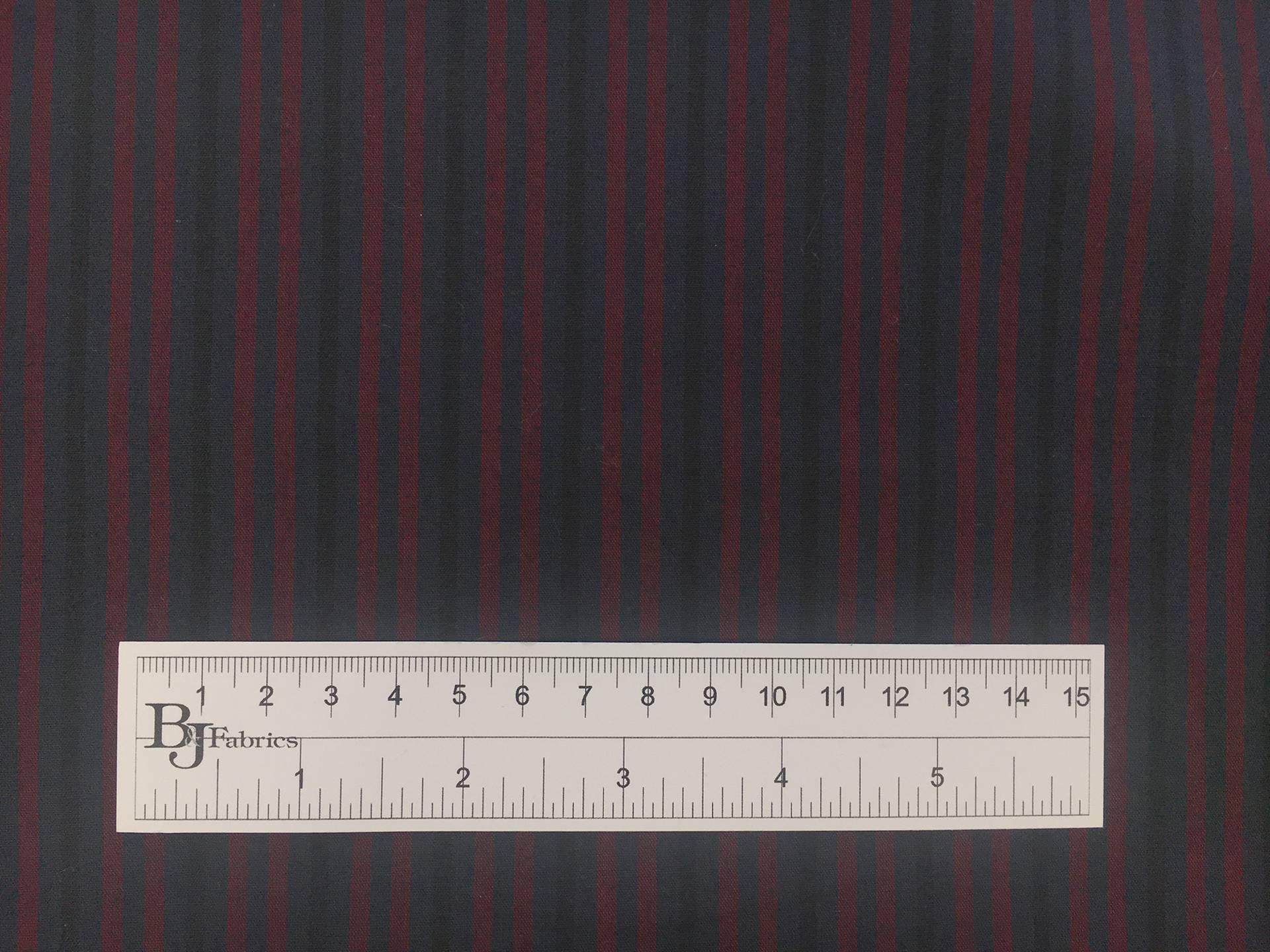Cotton and Lycra Shirting Stripe