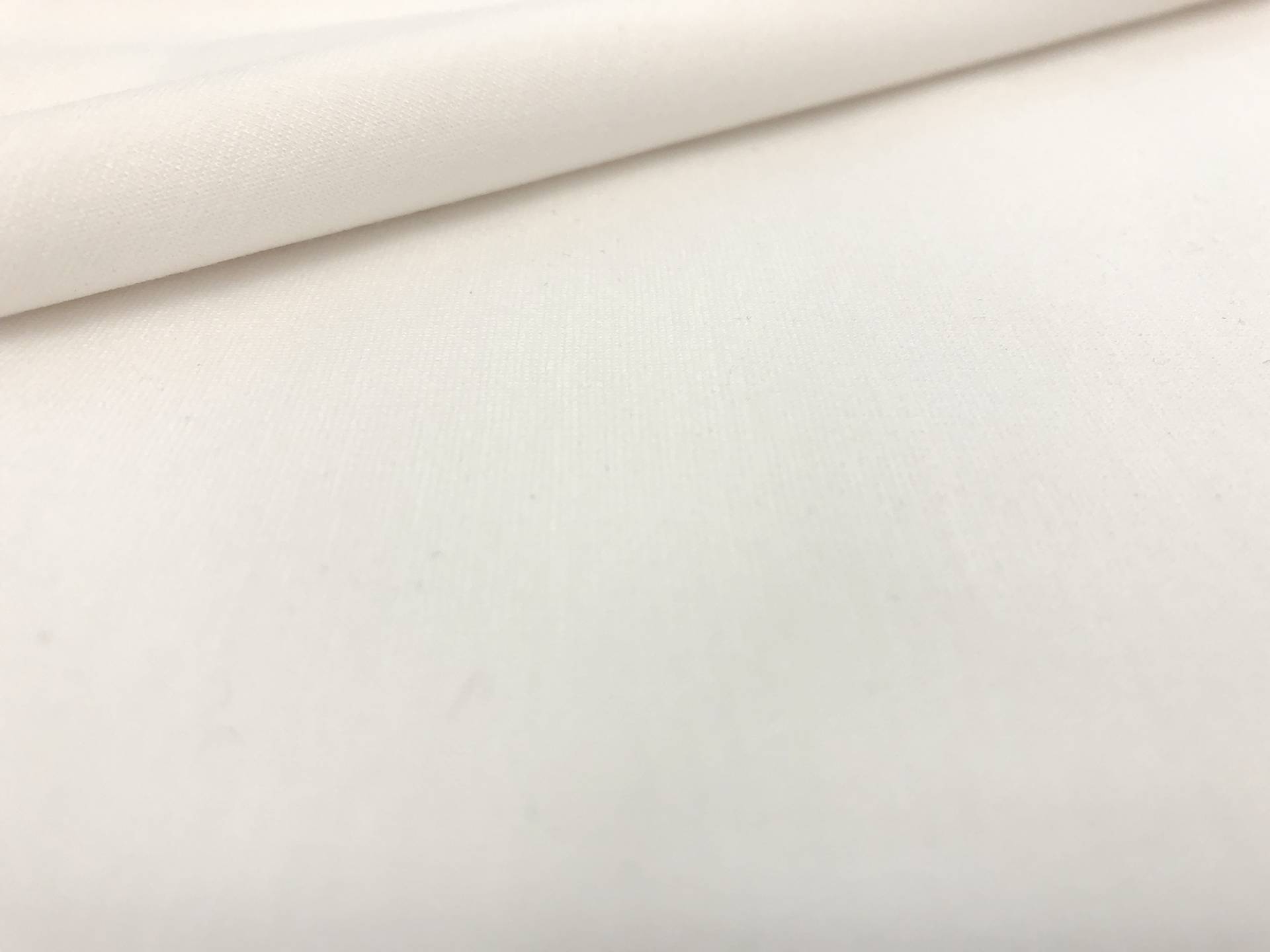 Lightweight Rayon Blend Ponte Knit in White