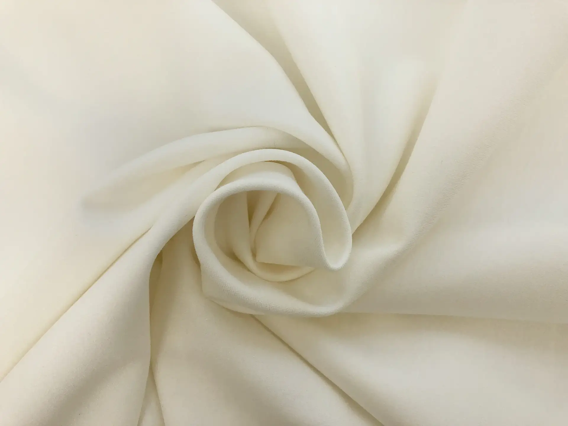 Lightweight Rayon Blend Ponte Knit in Off White
