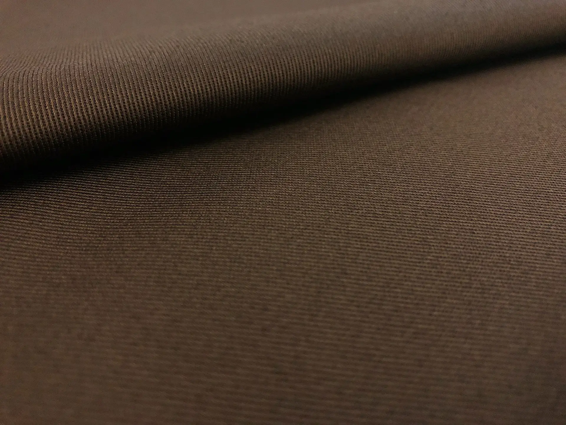 7oz Organic Cotton Twill in Espresso 