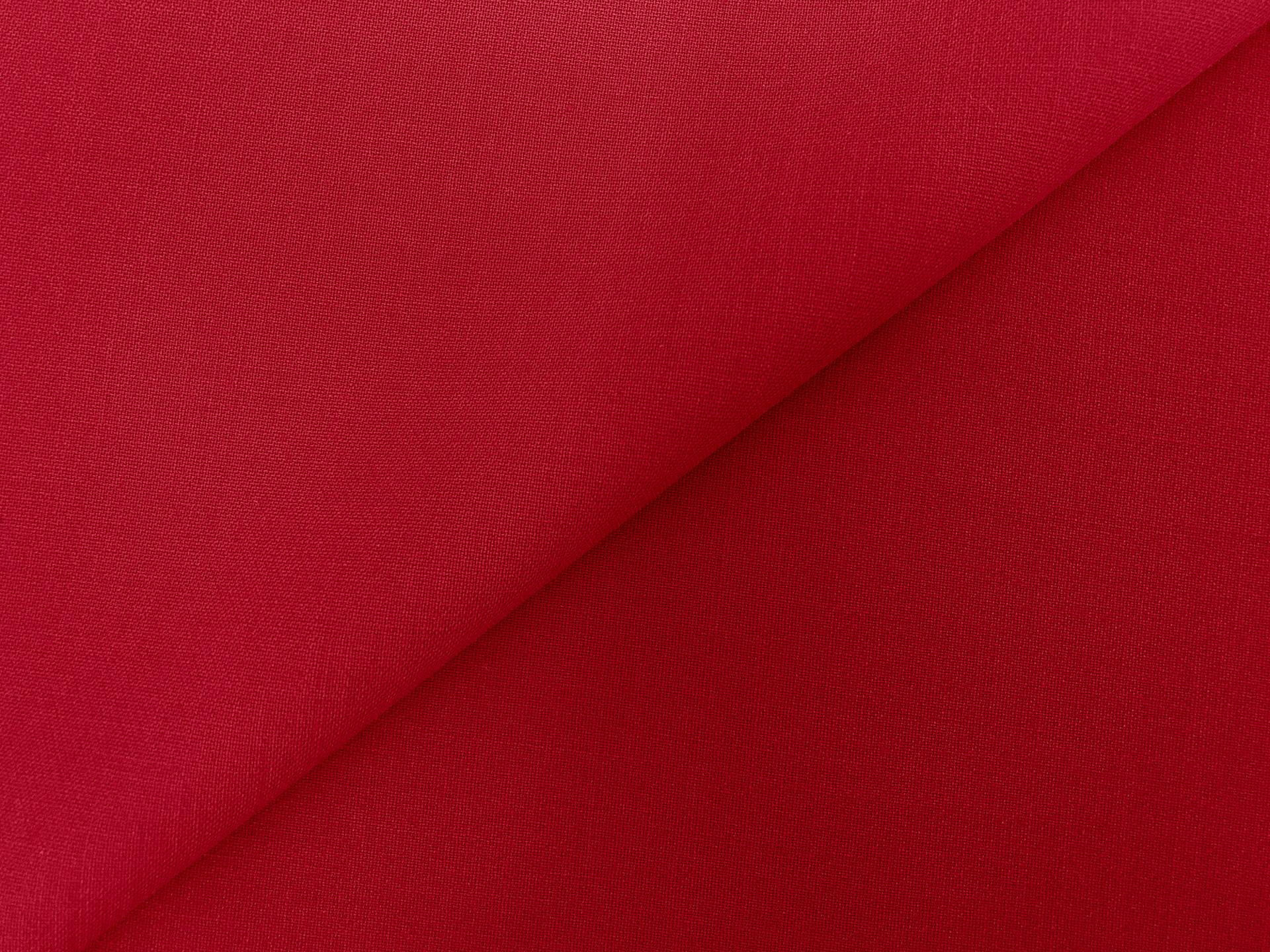 Italian Double Faced Stretch Wool in Ruby Red
