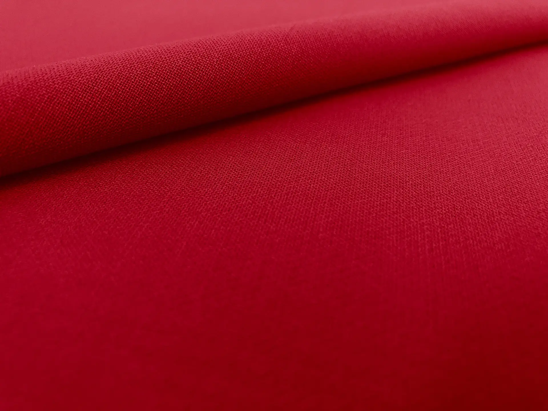 Italian Double Faced Stretch Wool in Ruby Red