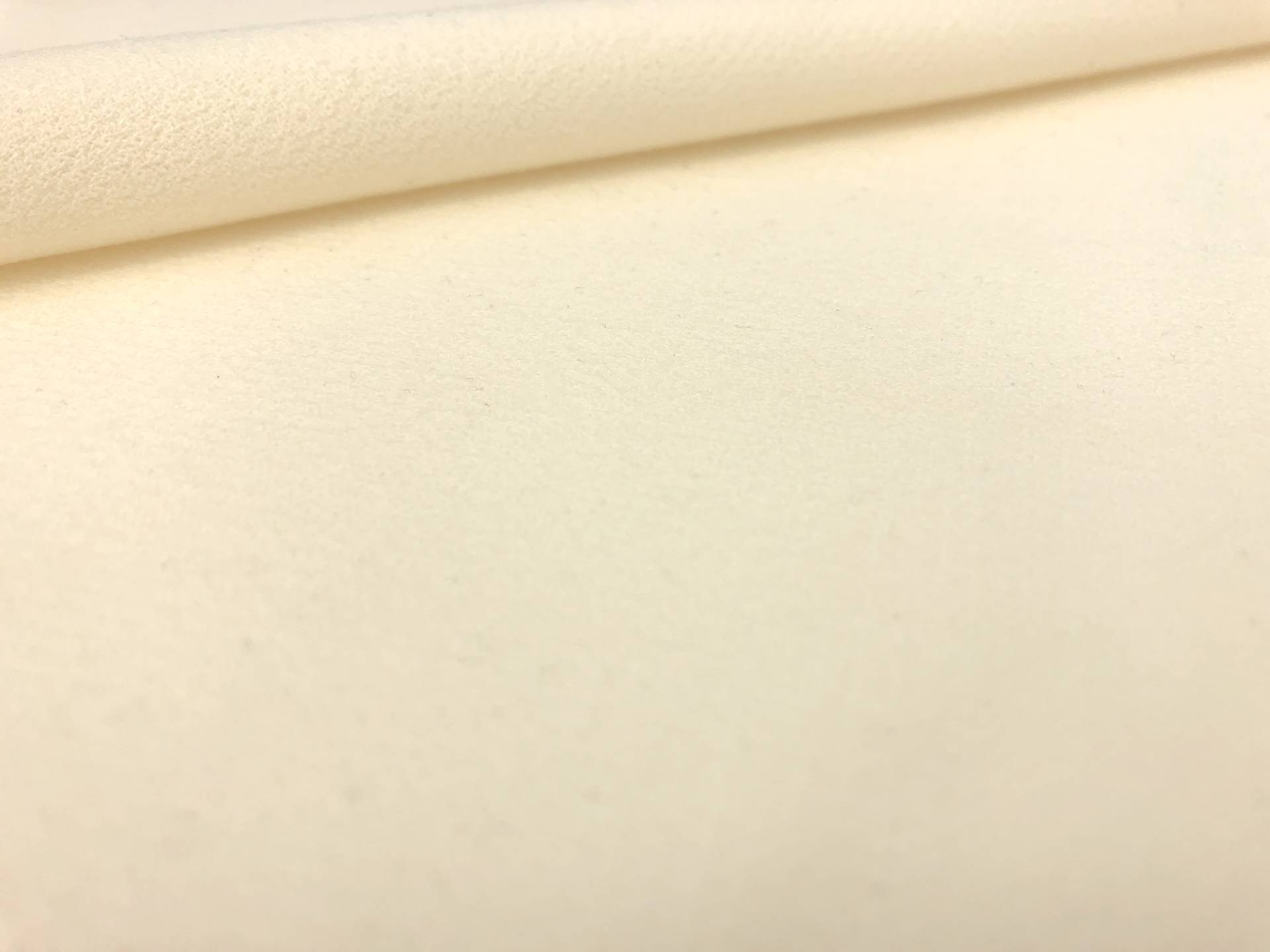 Stretch Wool Double Crepe in Ivory