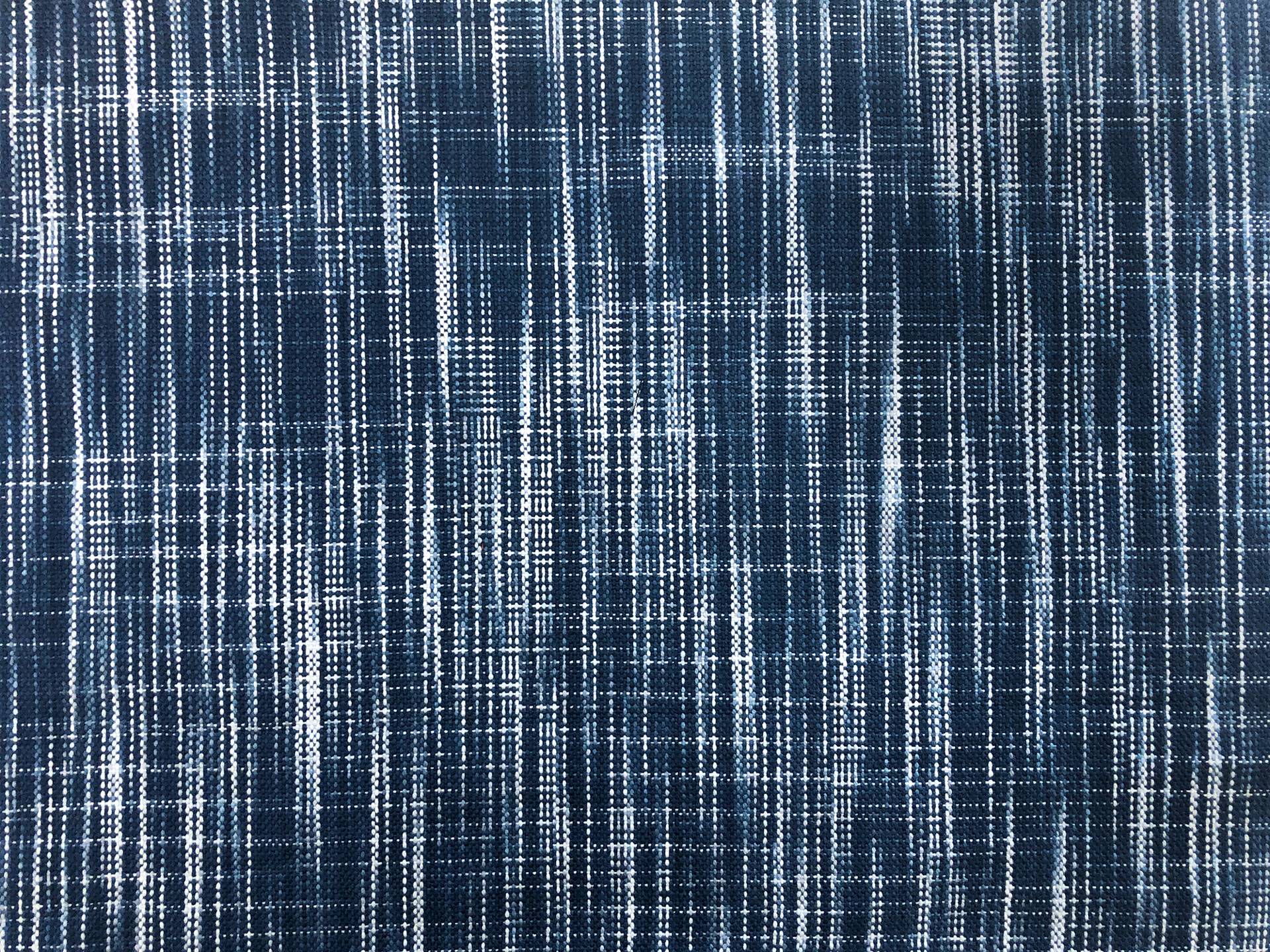 Cotton Upholstery Boho Tweed in Indigo