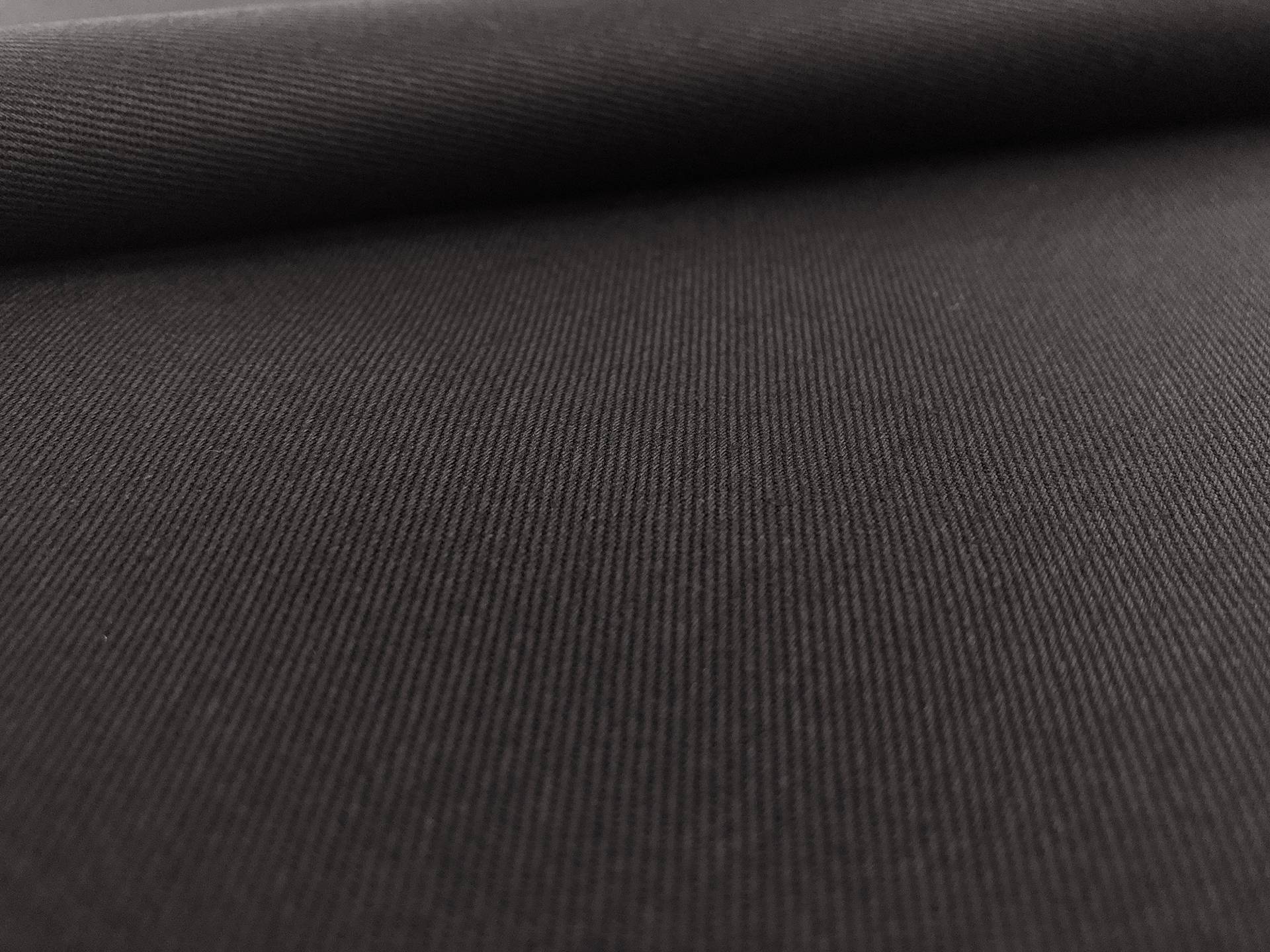 Japanese Lightweight Cotton Twill in Black