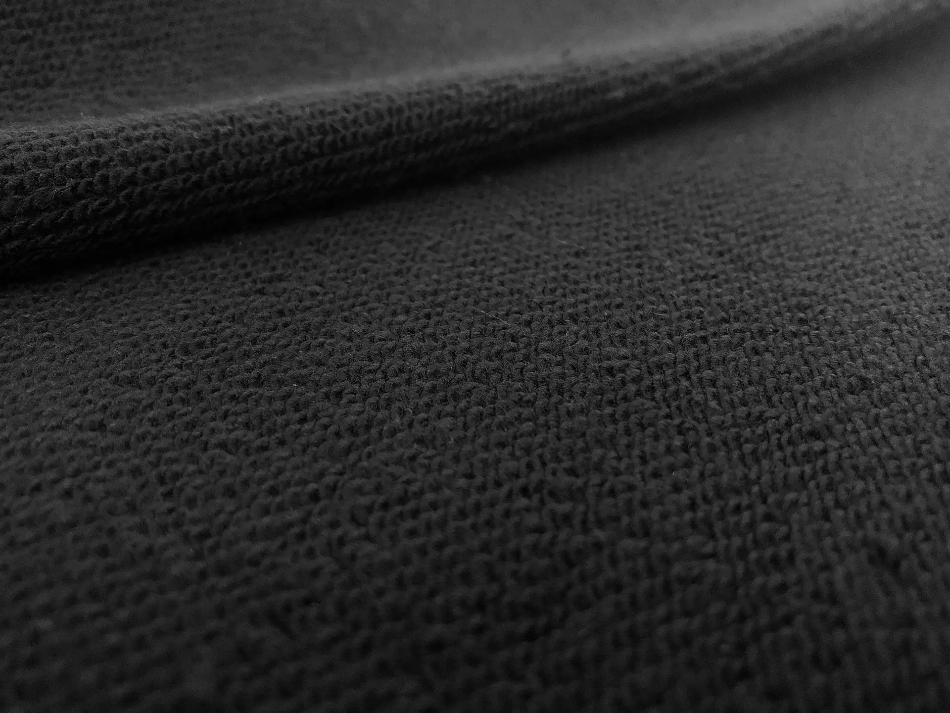 11oz Japanese French Terry Knit in Black