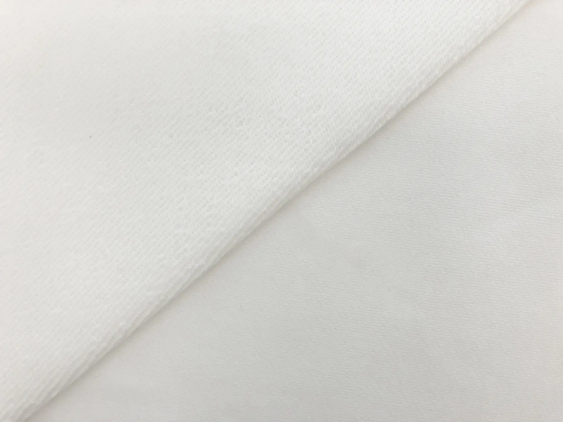  Japanese French Terry Knit in White