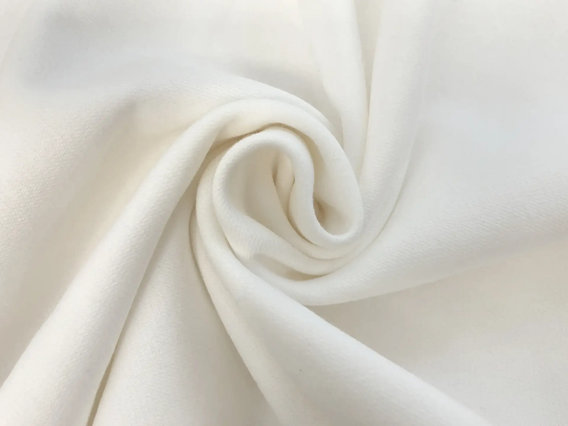  Japanese French Terry Knit in White