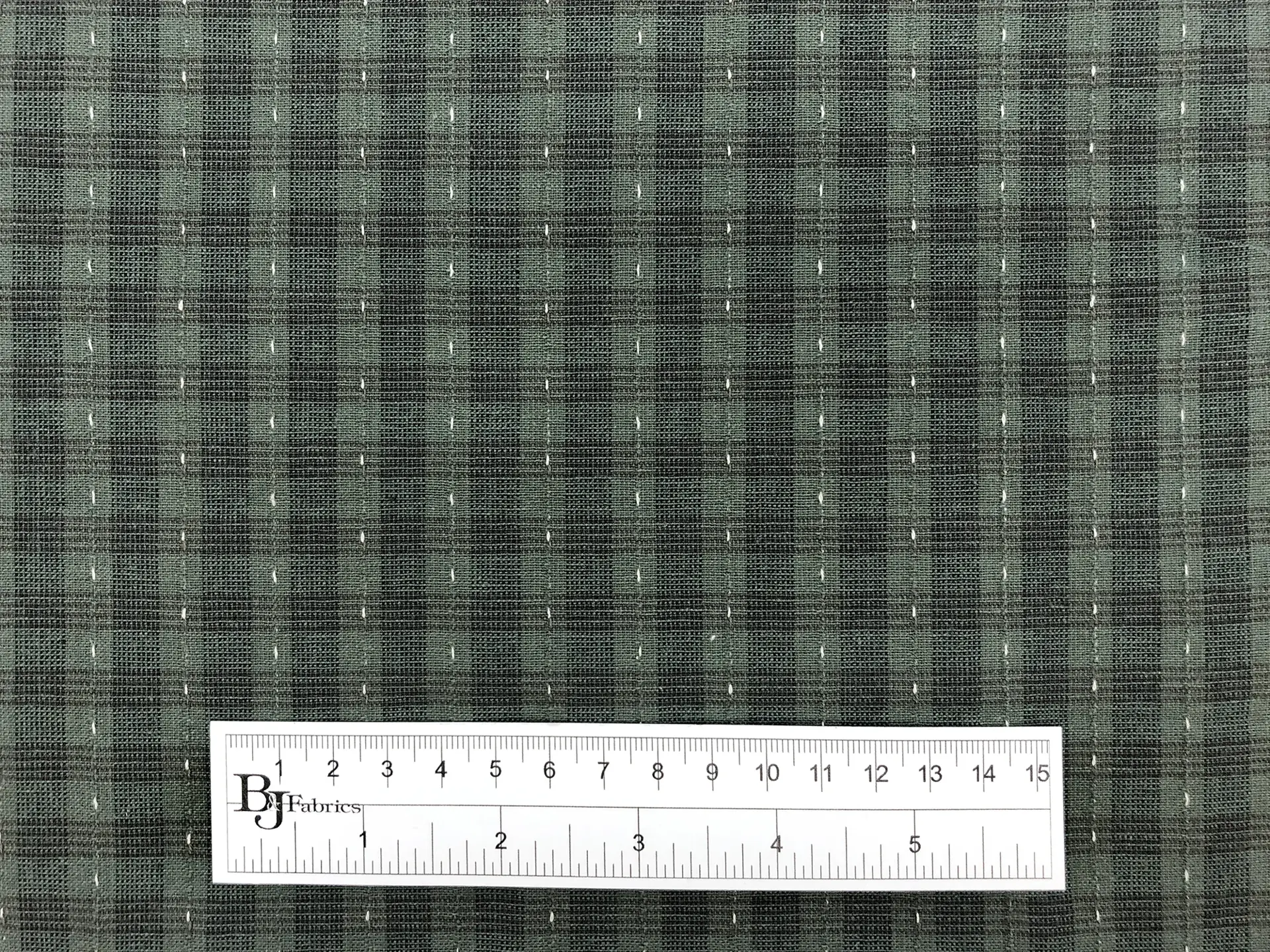 Yarn Dyed Cotton Plaid Novelty in Basil