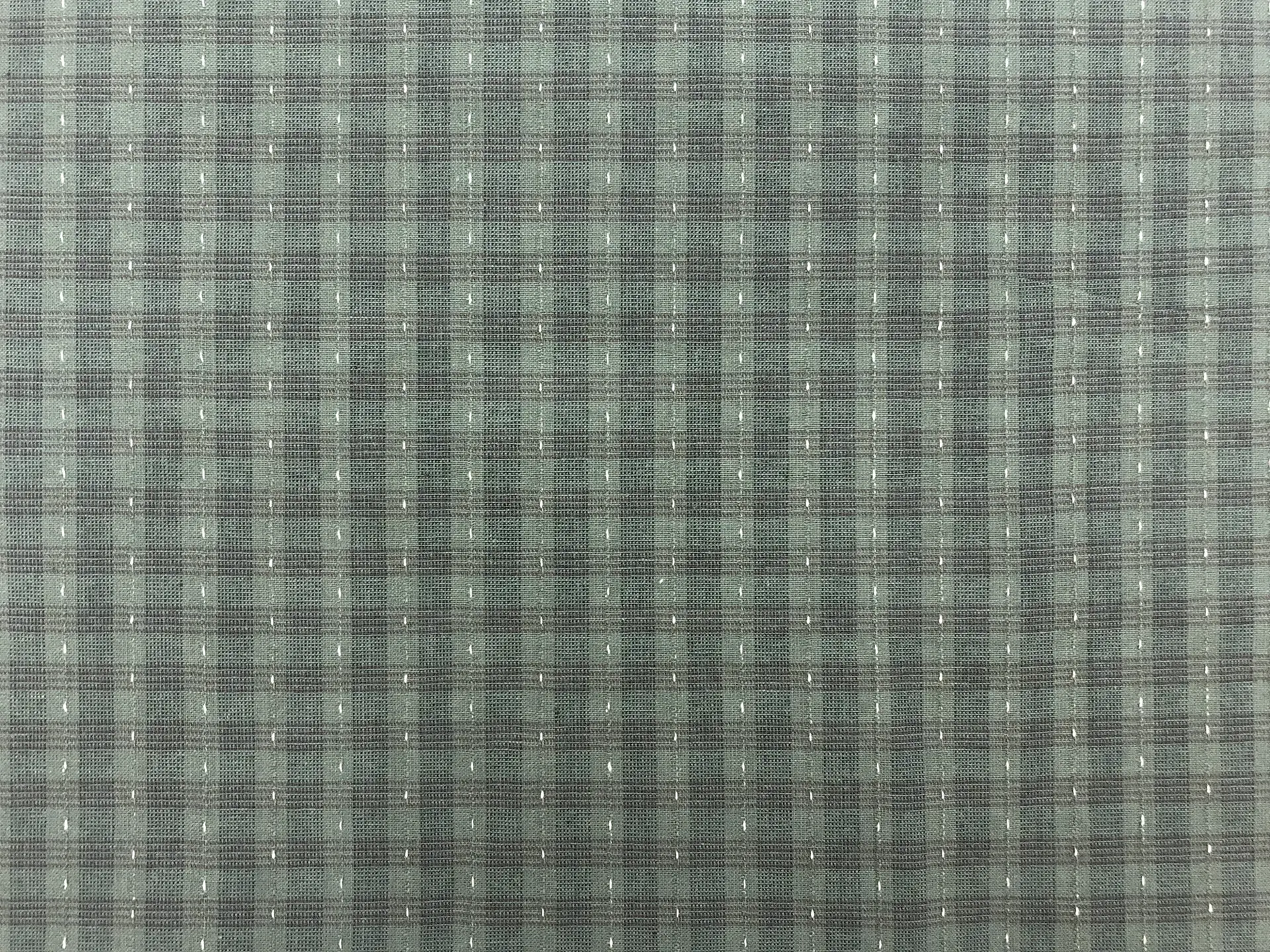Yarn Dyed Cotton Plaid Novelty in Basil