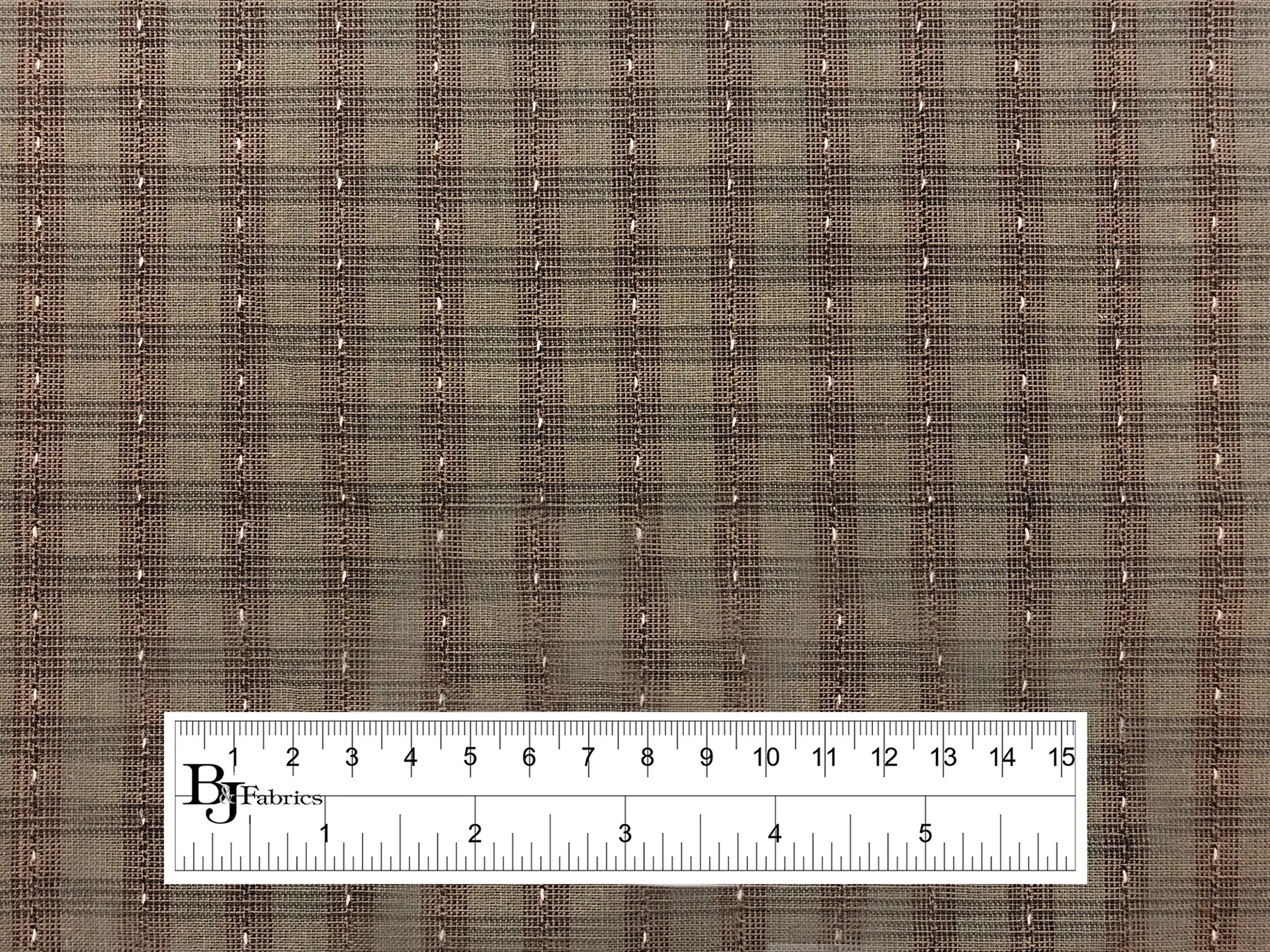 Yarn Dyed Cotton Plaid Novelty in Olive Drab Charcoal