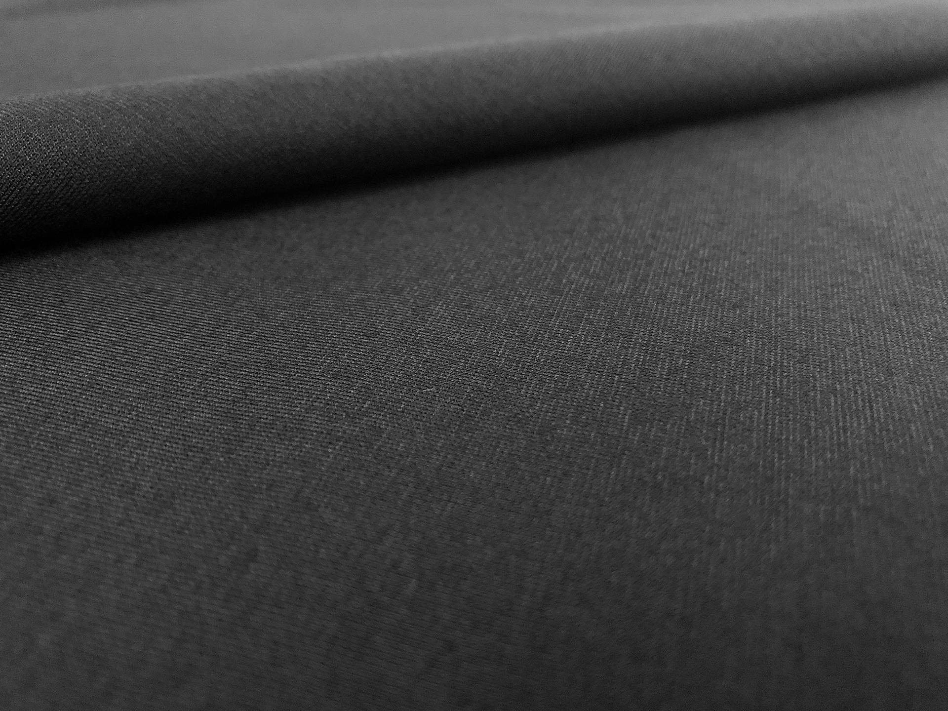 Lightweight Rayon Blend Ponte Knit in Black