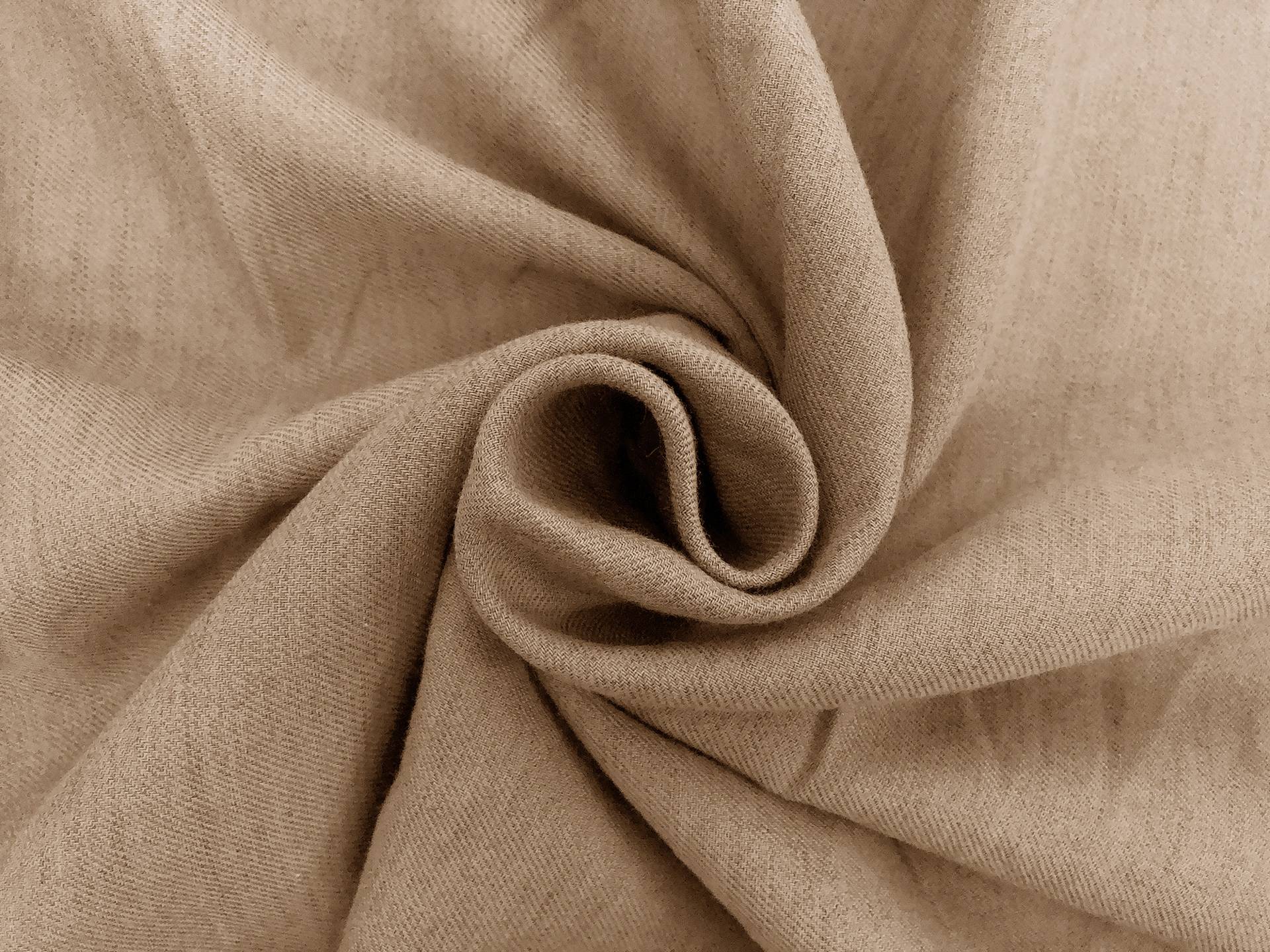 Japanese Cotton Wool Viyella in Khaki