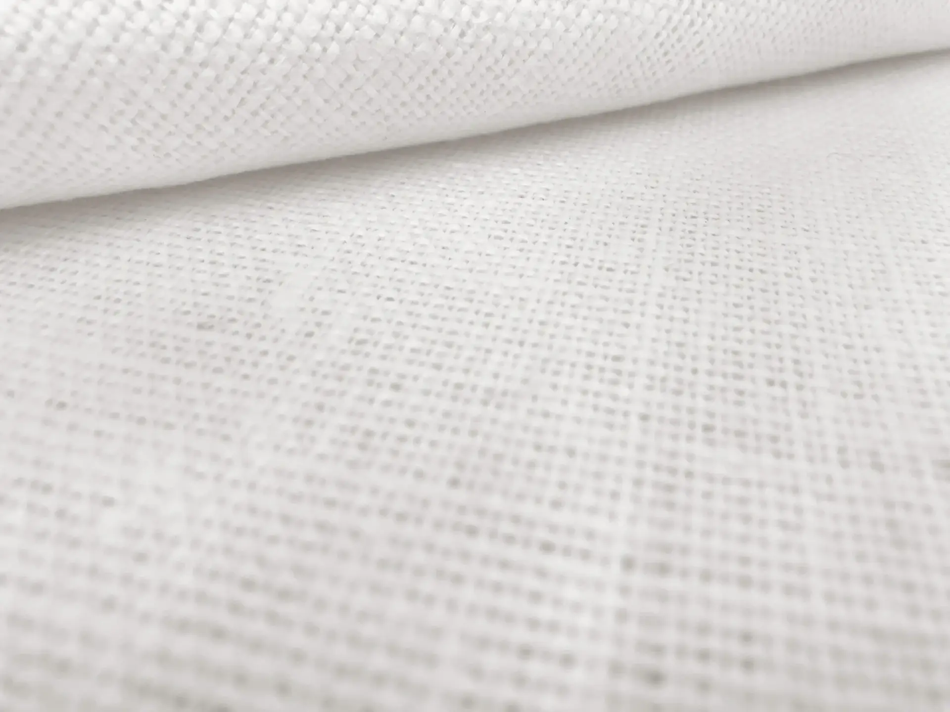Linen Burlap in White