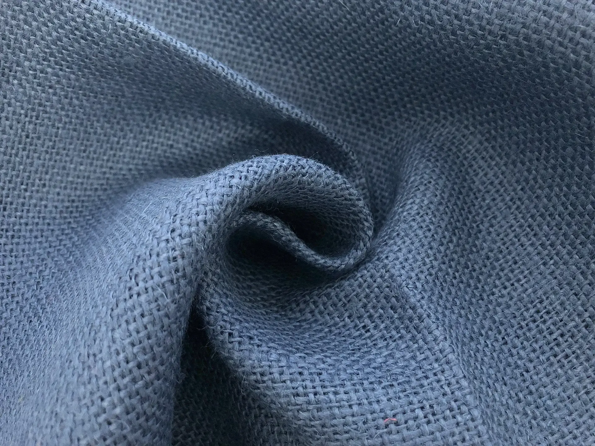 Linen Burlap in Indigo