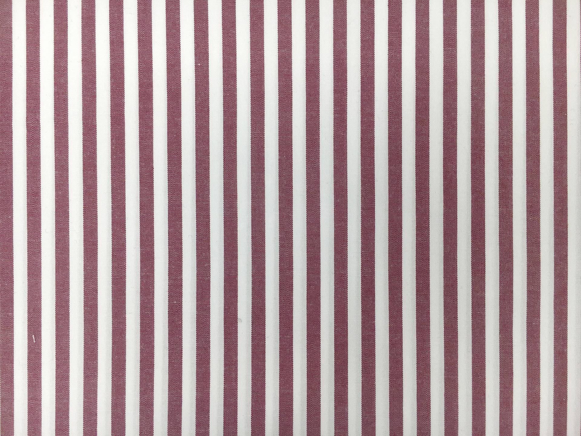 Cotton Shirting with Maroon Woven Stripe