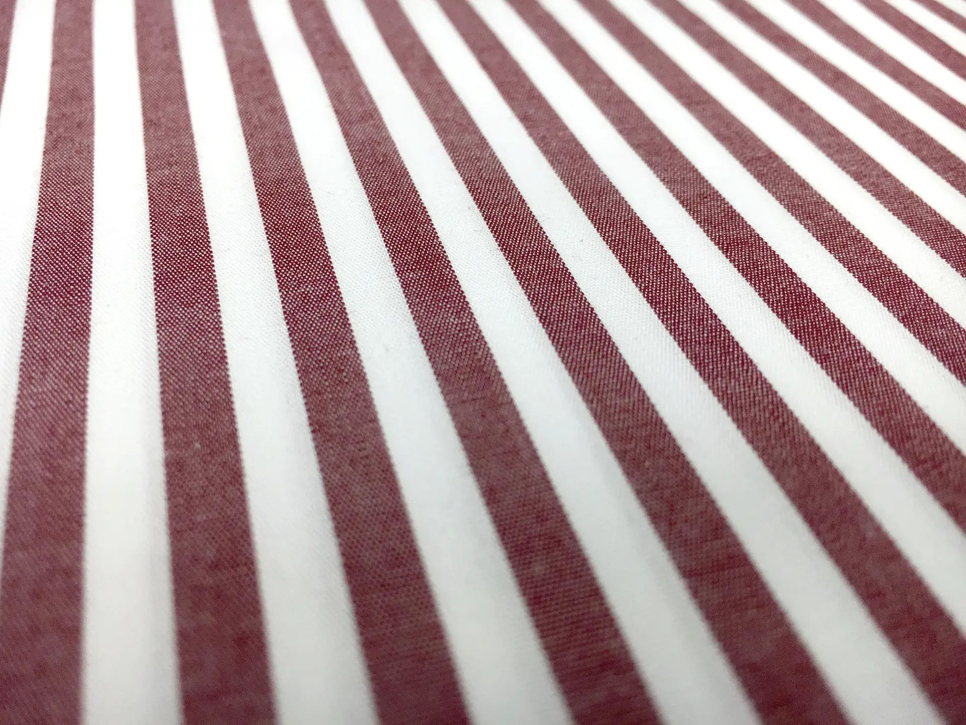 Cotton Shirting with Maroon Woven Stripe