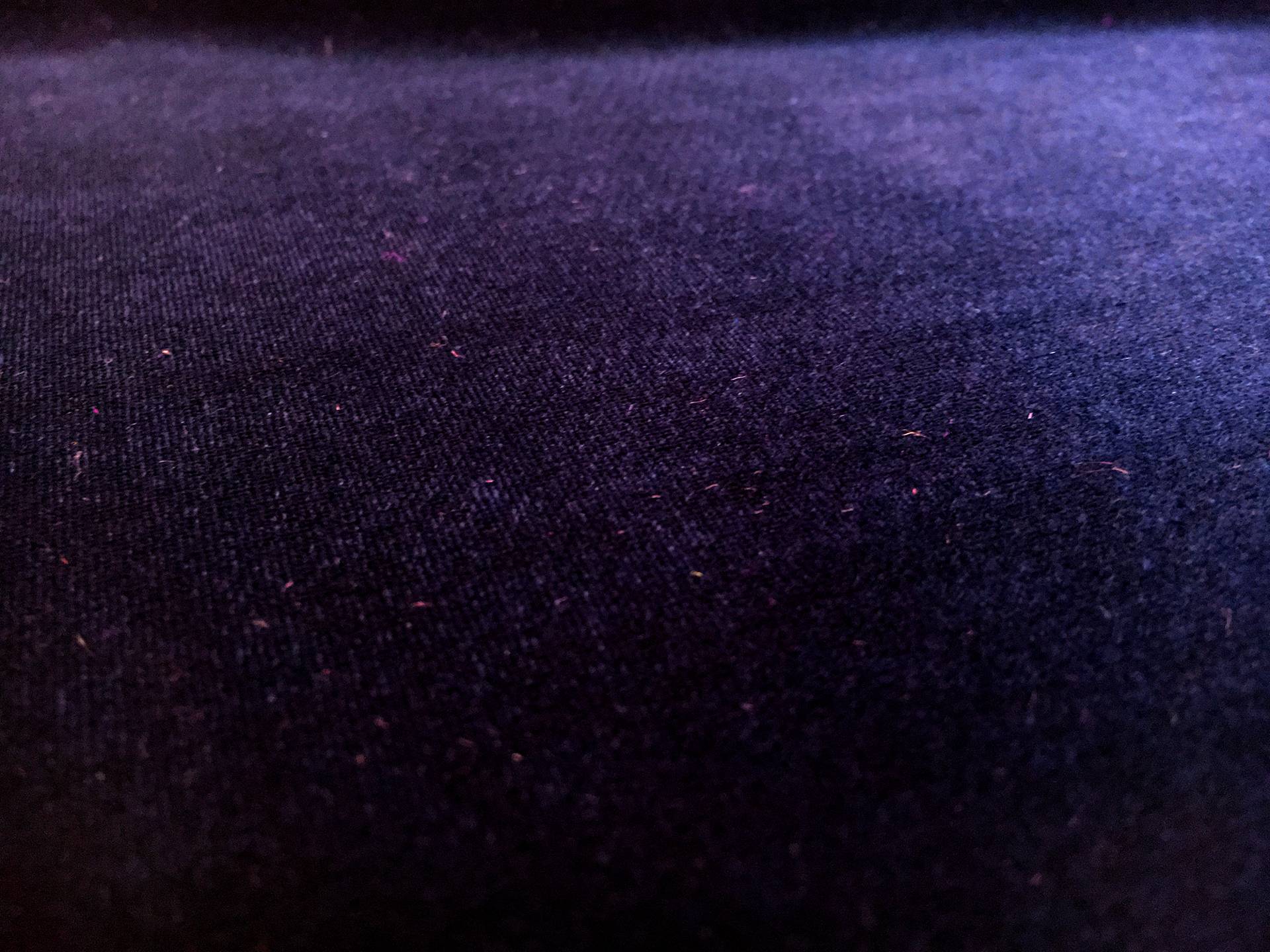Polyester and Lycra Blend Stretch Velvet in Purple
