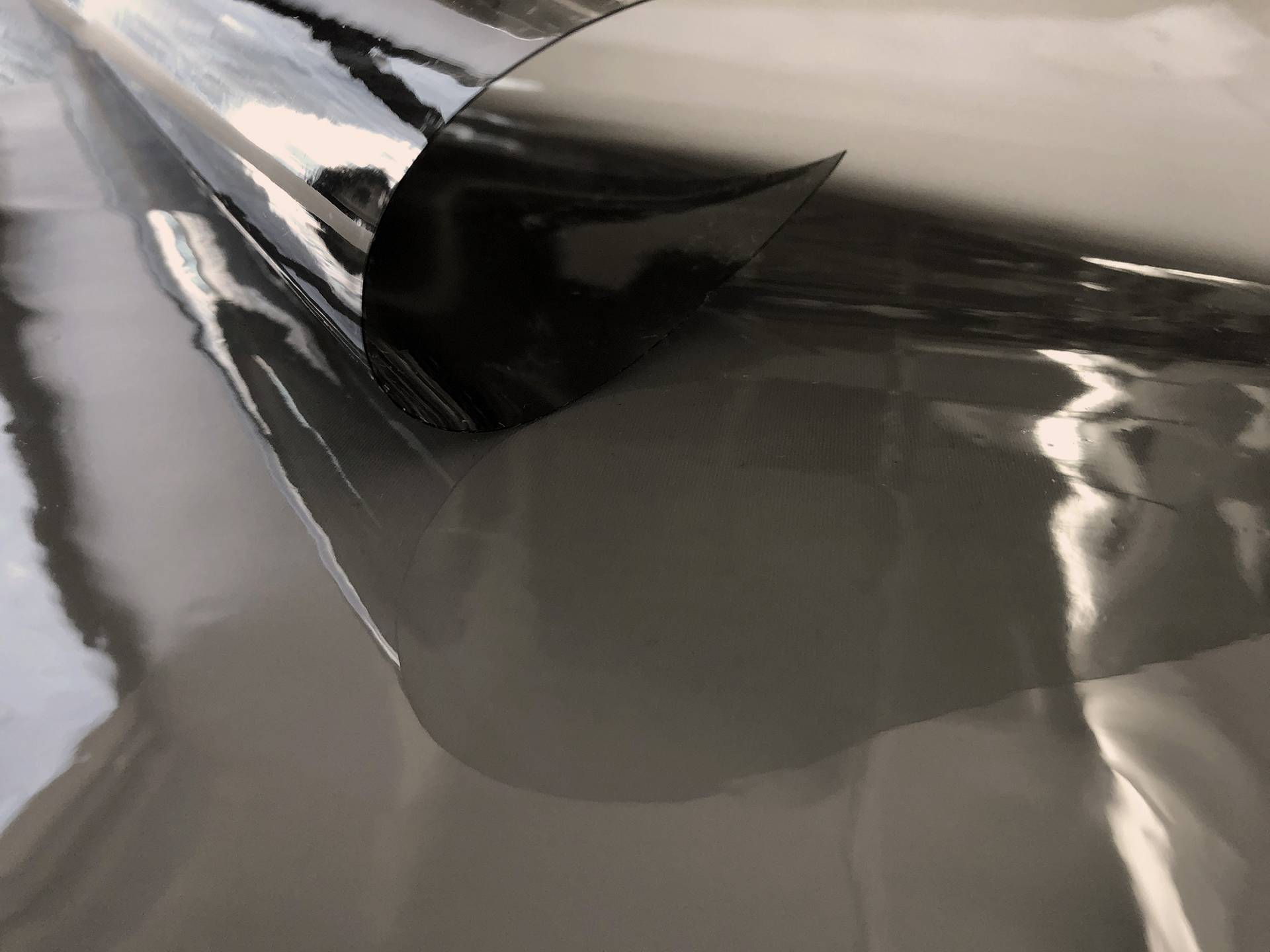 Clear Tinted Plastic in Smoke