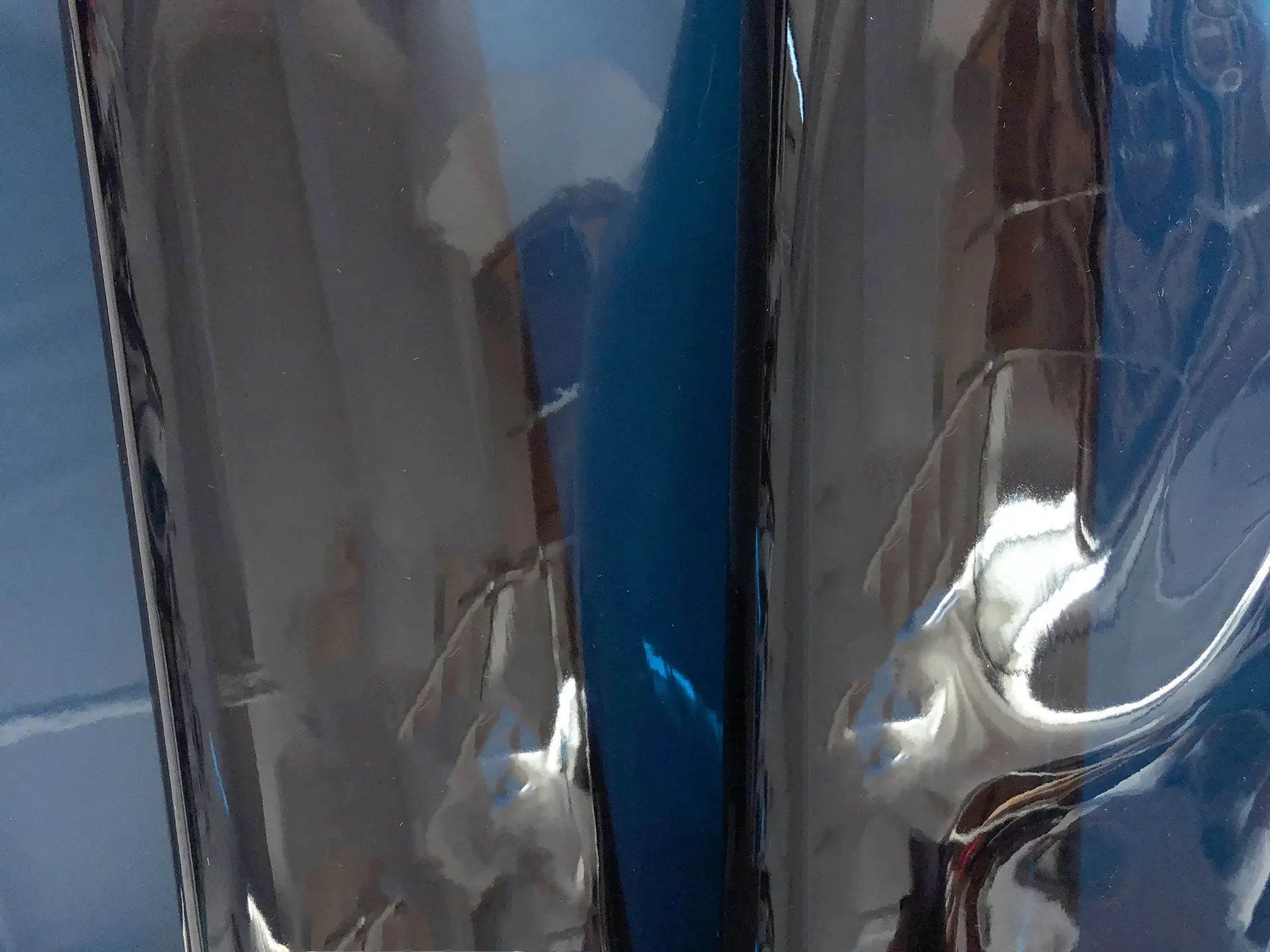 Clear Tinted Plastic in Navy